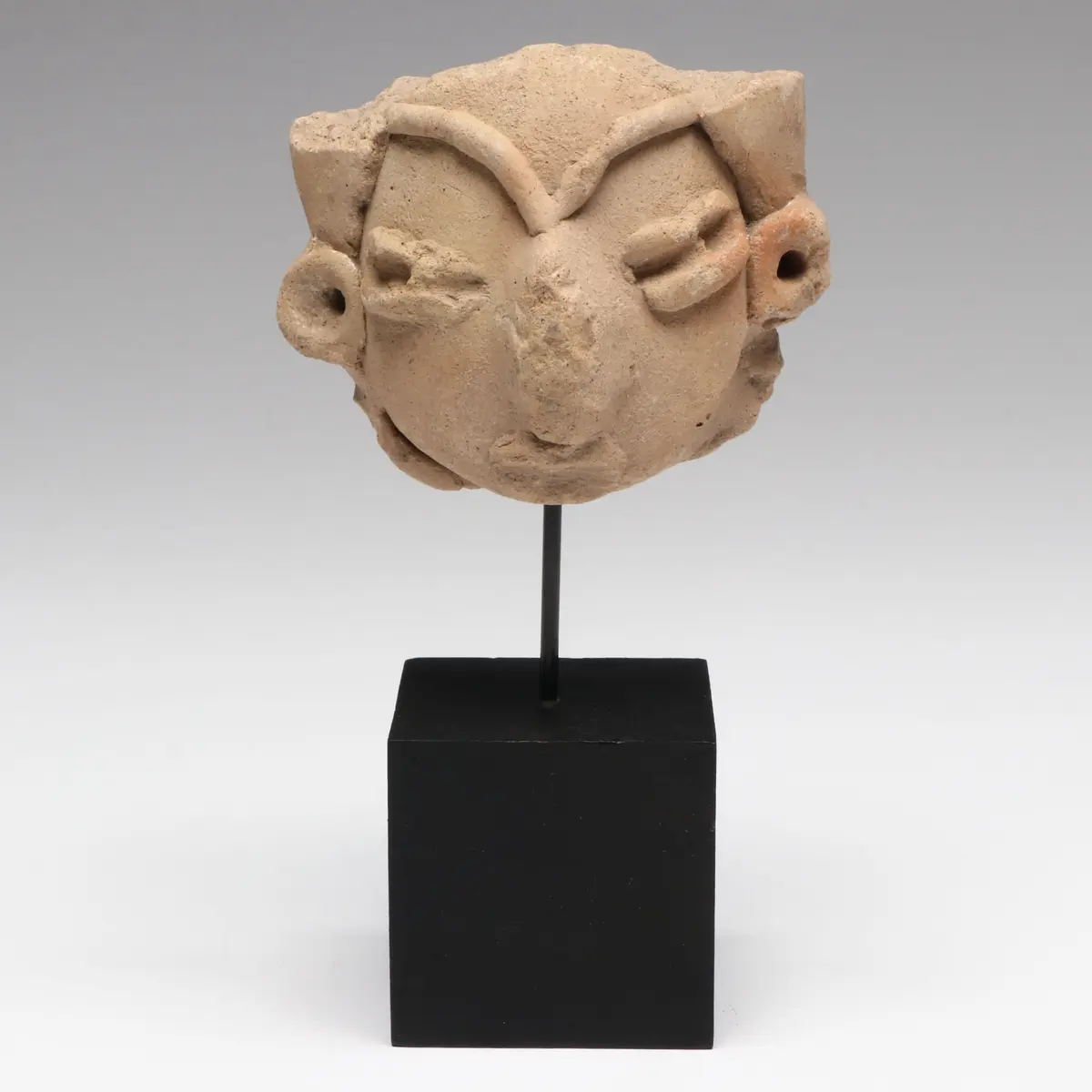Chupícuaro Pottery Head Fragment, Circa 500–100 CE