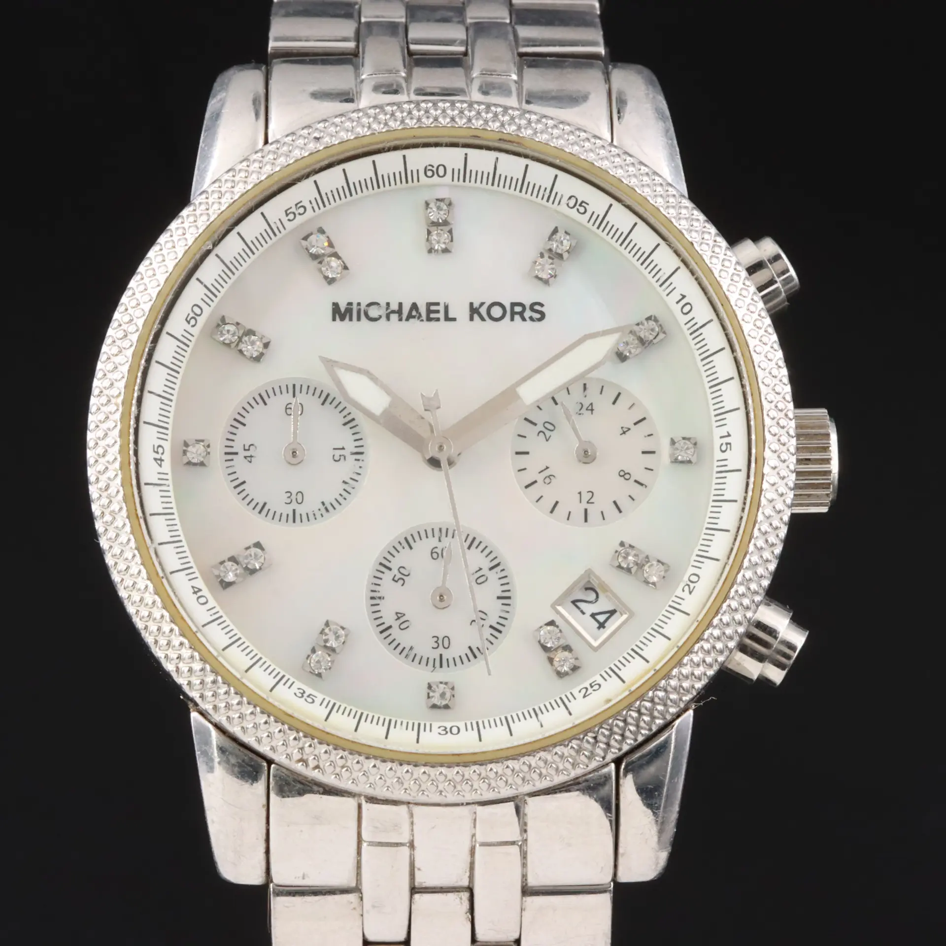 Michael Kors Ritz Chronograph Stainless Steel Quartz Watch