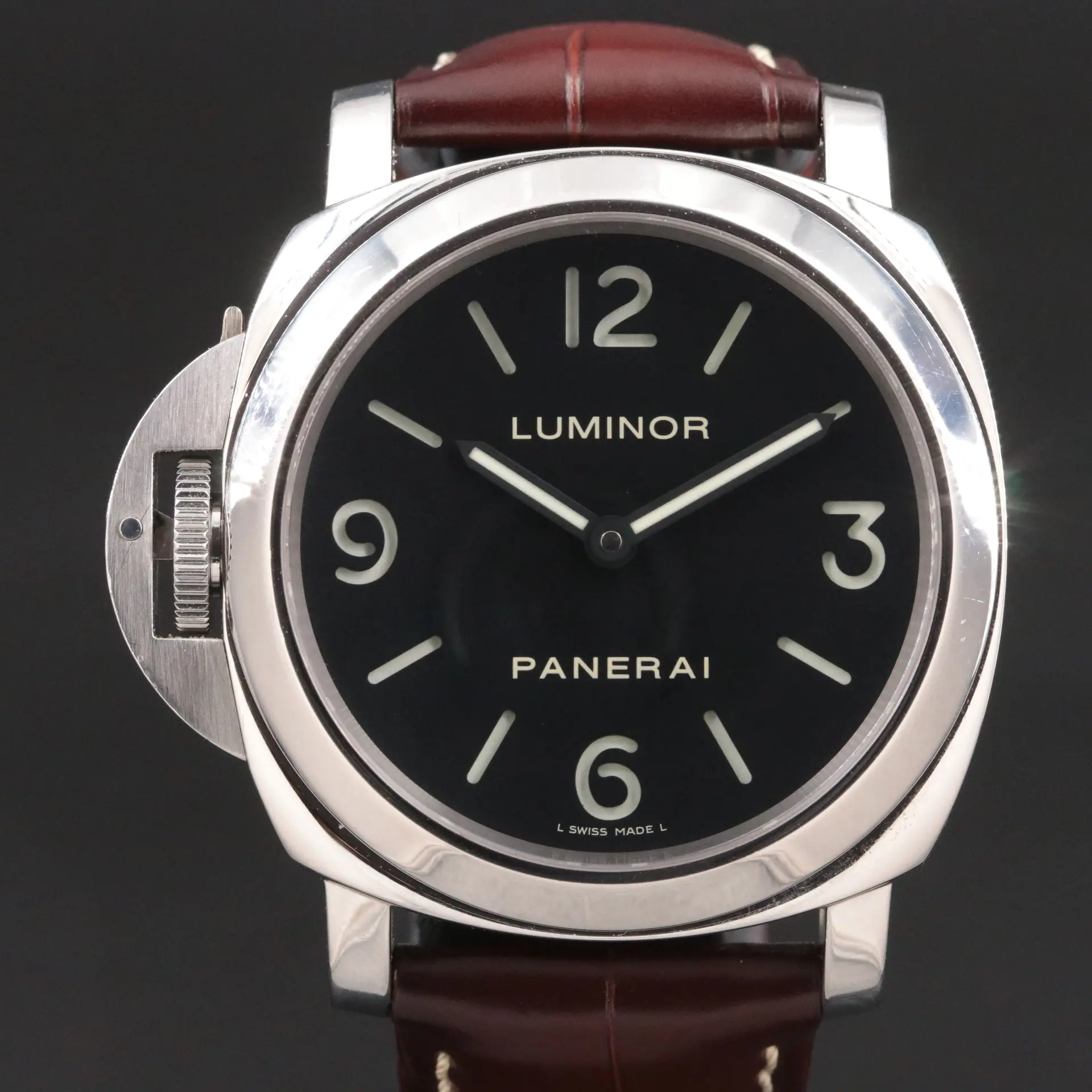 Panerai Luminor Base Destro 44 Steel Watch PAM00219