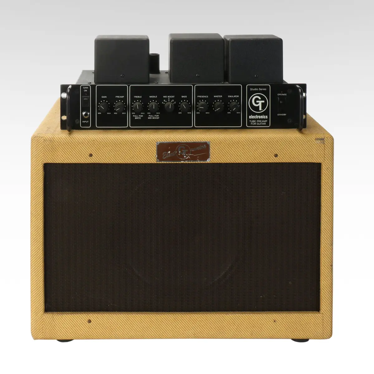GT Electronics Studio Series Rackmount Tube Preamp with Cabinet