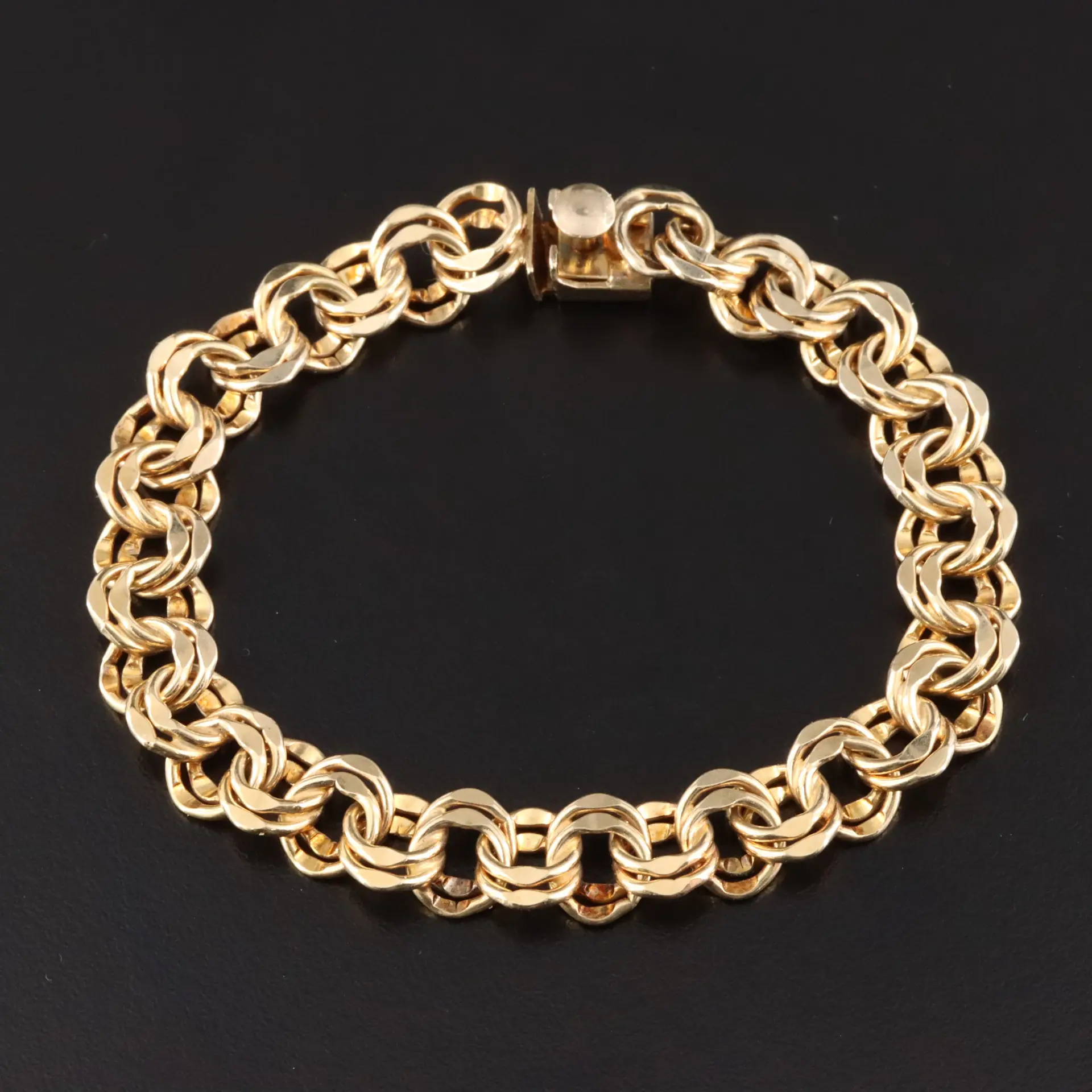 Gold-Filled Garibaldi Chain Bracelet