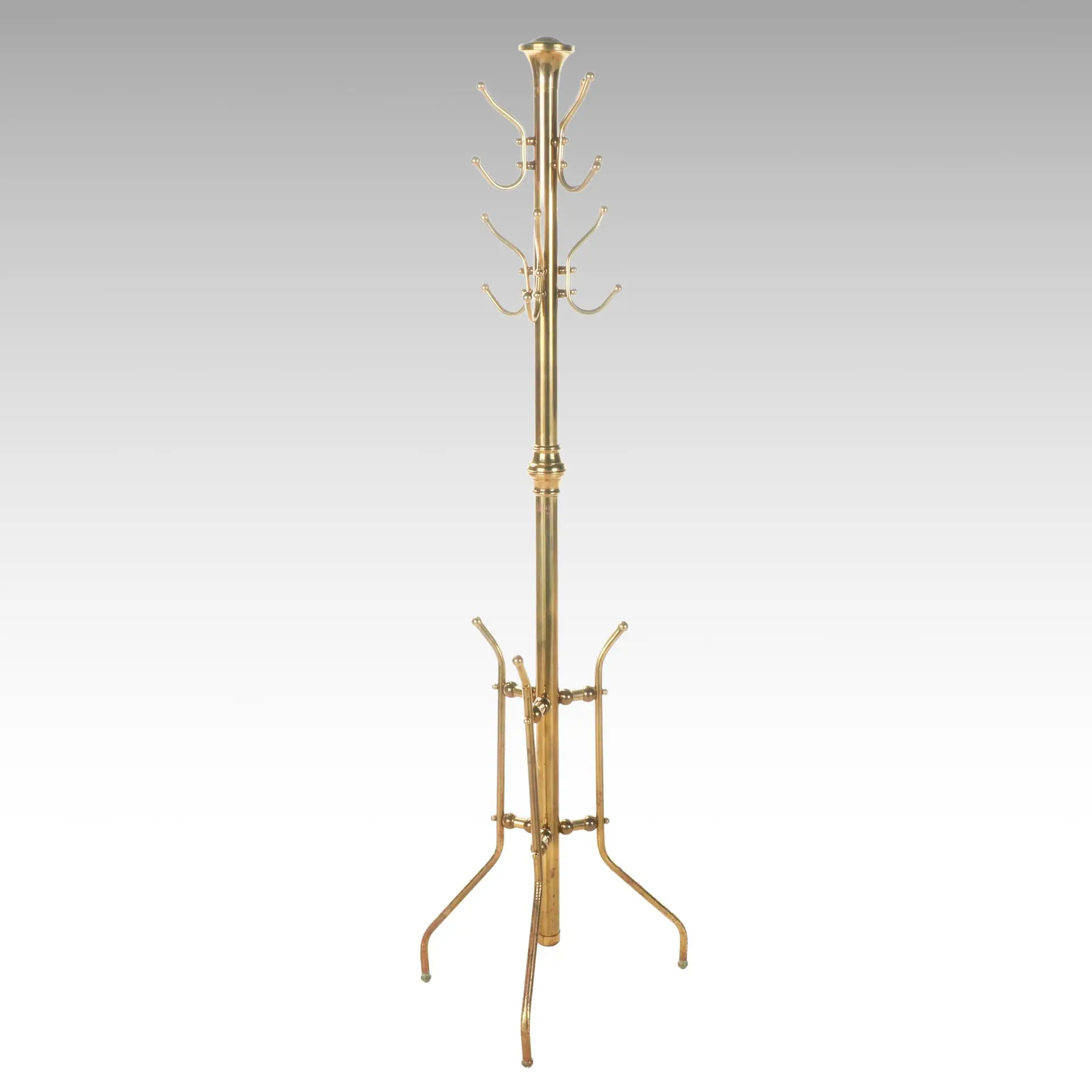 Brass Coat/Hat Stand