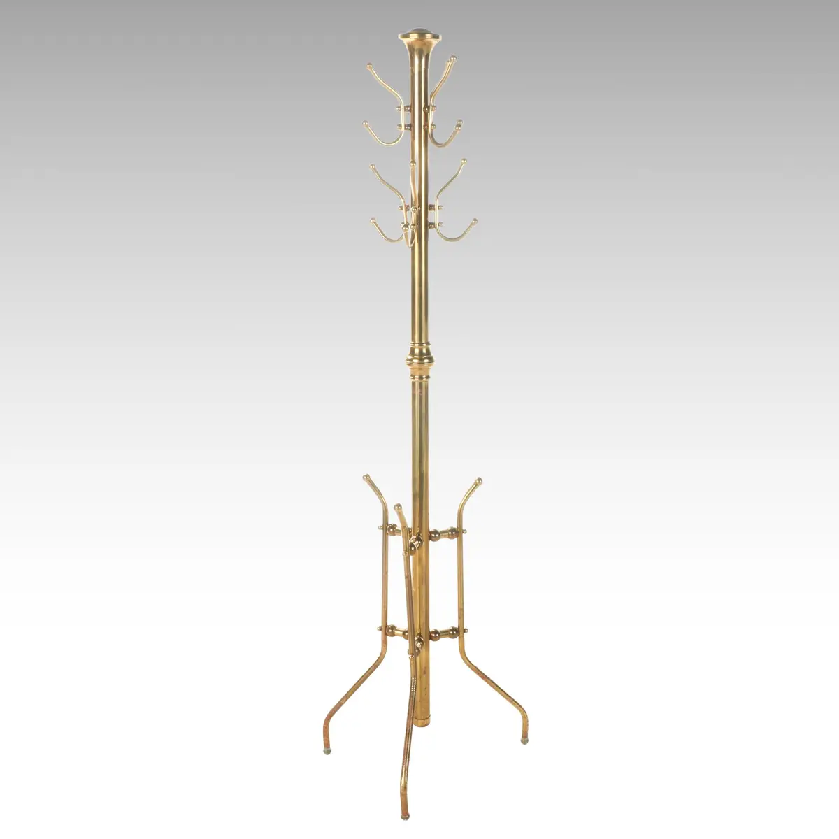 Brass Coat/Hat Stand