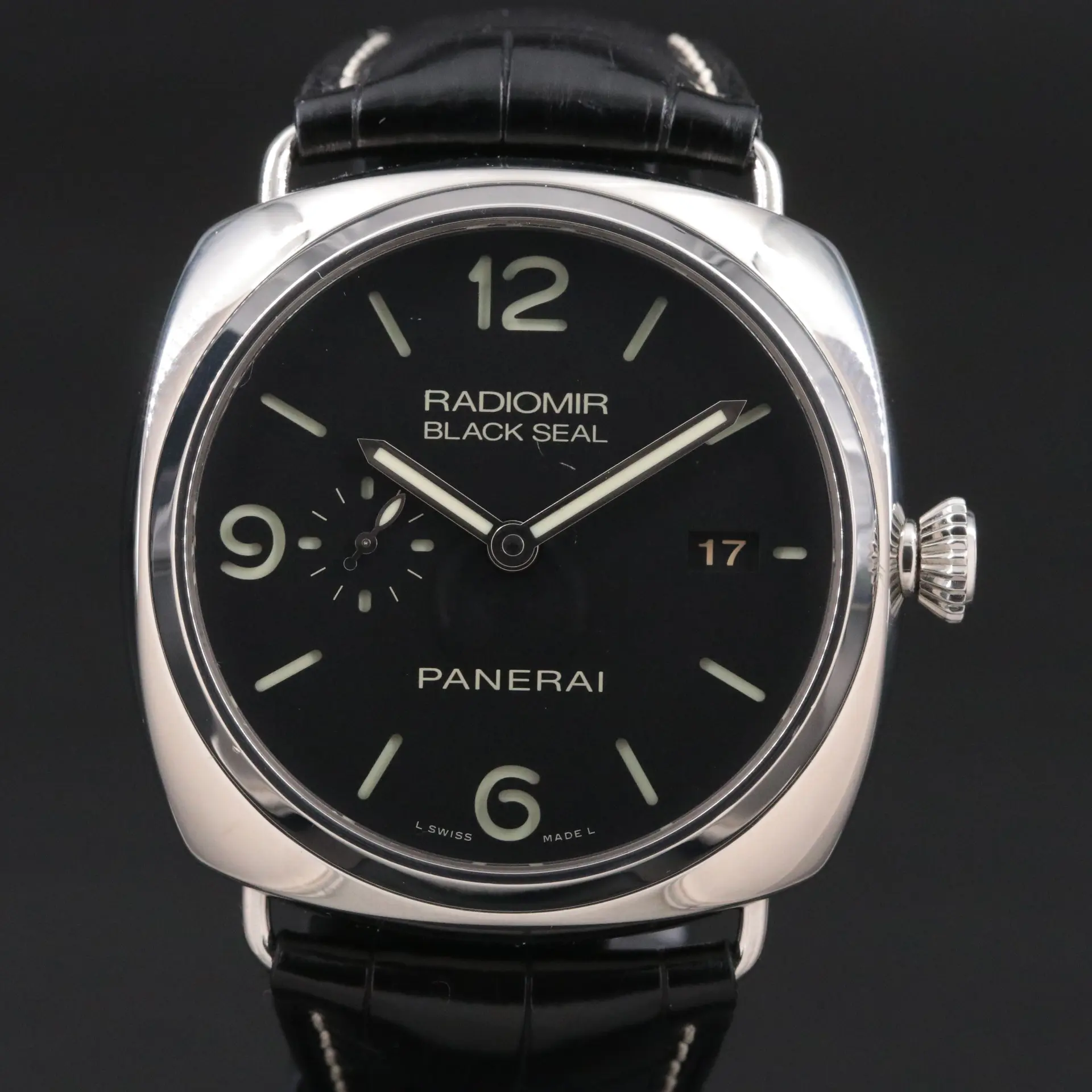Panerai Radiomir Black Seal 3 Days 45mm Steel Automatic Watch PAM00388