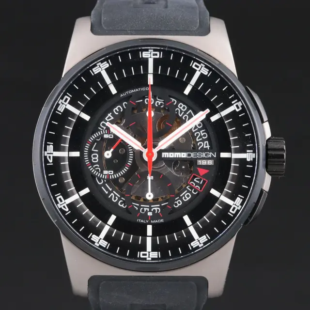 Momo Designs Pilot Chronograph Series Titanium Automatic Watch