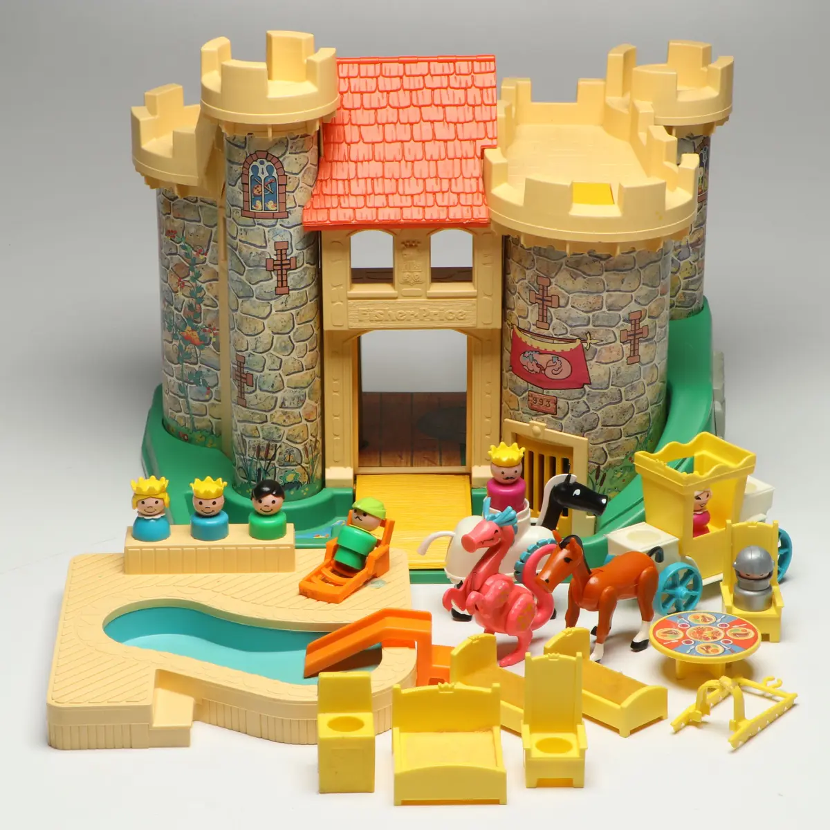 Fisher-Price Castle and More Vintage Pretend Play Toys
