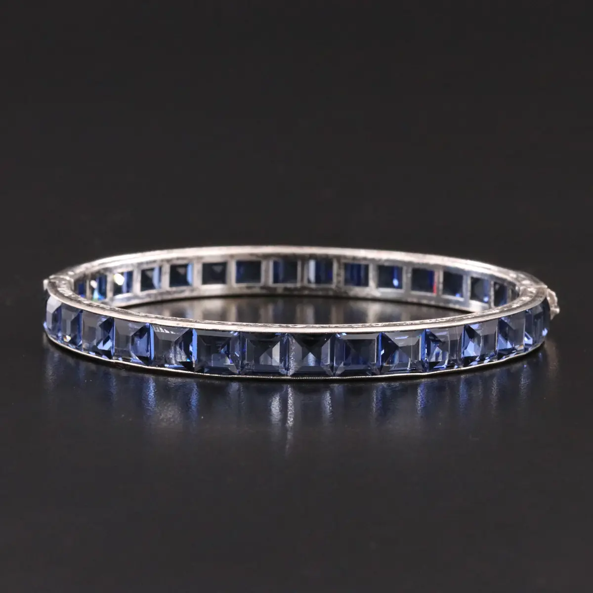 Art Deco Wachenheimer Bros. Inc. "Diamonbar" Rhinestone Bracelet