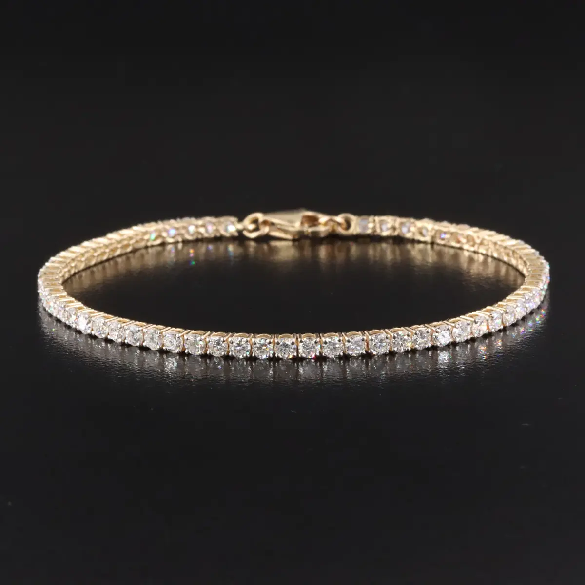 14K 2.93 CTW Lab Grown Diamond Line Bracelet