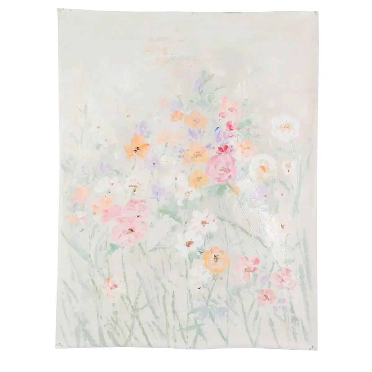 Impressionistic Oil Painting of Flowers, 21st Century