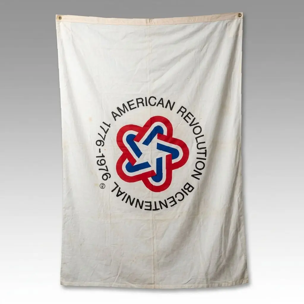 Valley Forge Flag Company American Revolution Bicentennial Flag, 1976