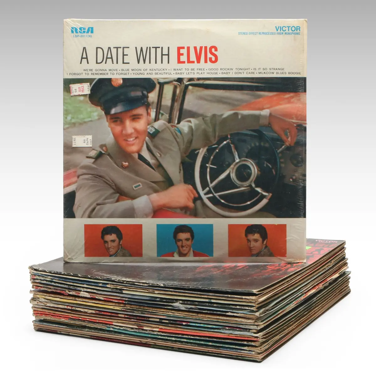 "Blue Hawaii", " A Date With Elvis" and More Elvis Presley Vinyl Records
