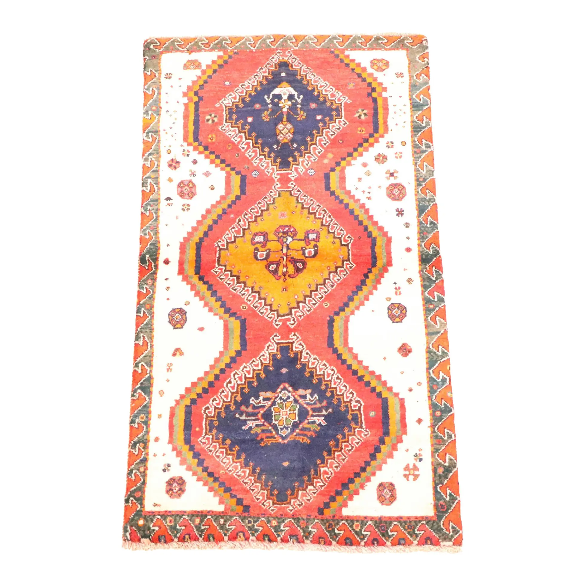 3' x 5'7 Hand-Knotted Persian Shiraz Area Rug