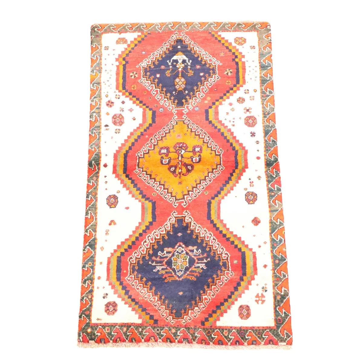 3' x 5'7 Hand-Knotted Persian Shiraz Area Rug