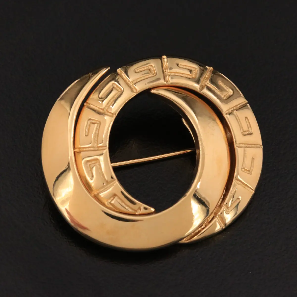 Givenchy Iterlocking Circle Logo Brooch