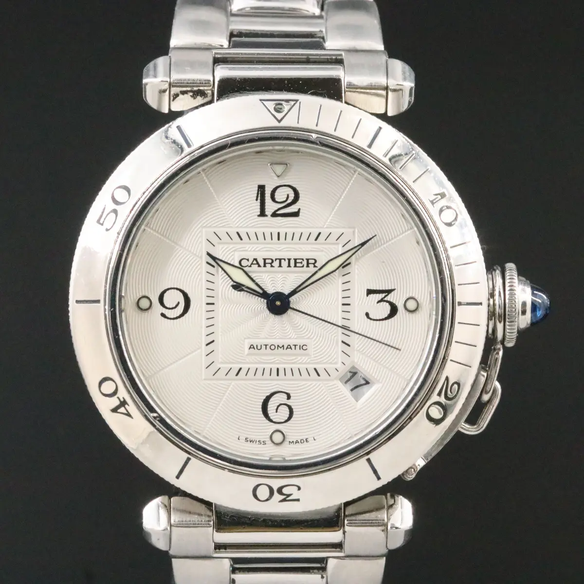 Cartier Pasha de Cartier 38MM Steel Automatic Watch