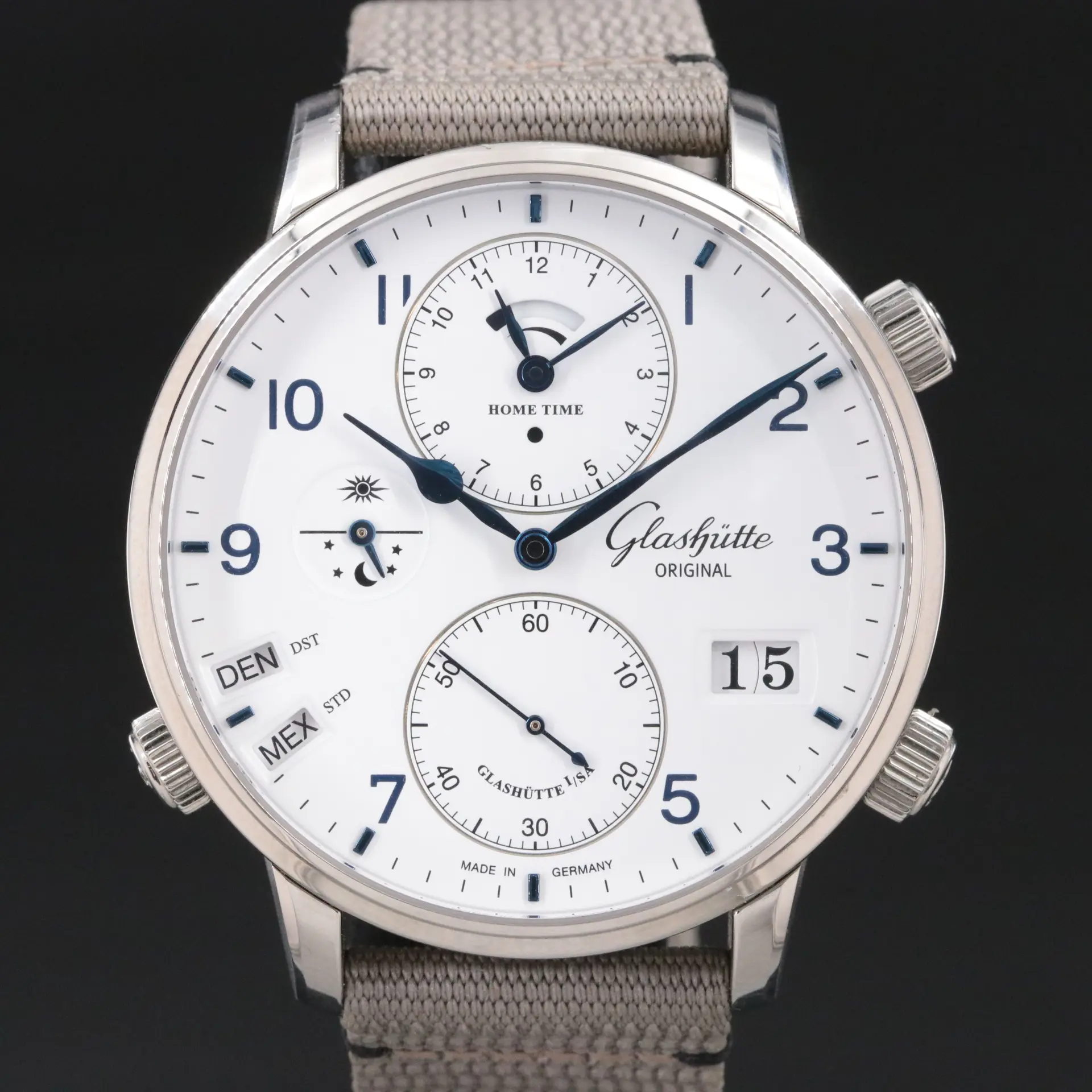 Glashütte Original Senator Cosmopolite Automatic Steel Watch