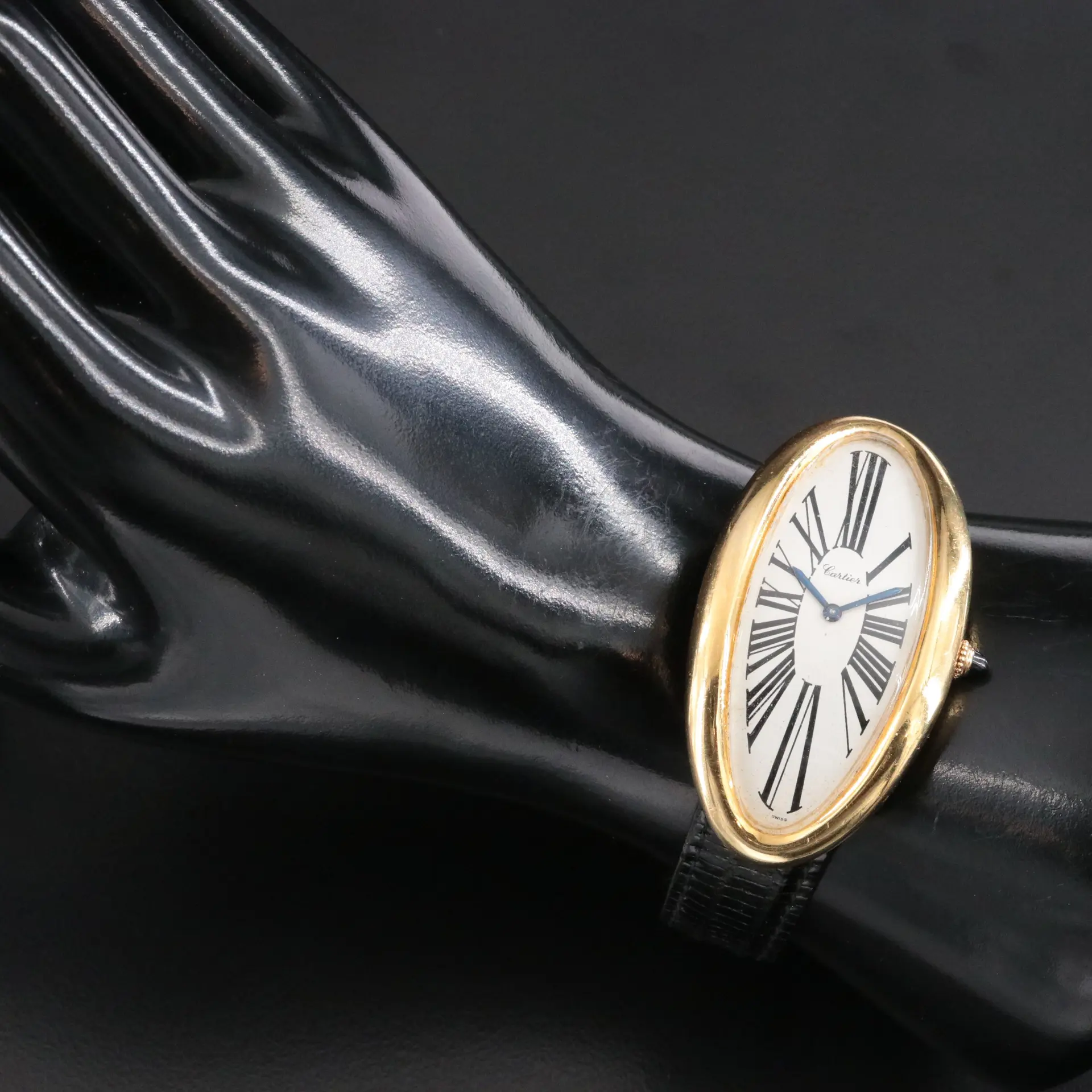 Rare Cartier New York 18K Maxi Oval Vintage Watch by Audemars Piguet