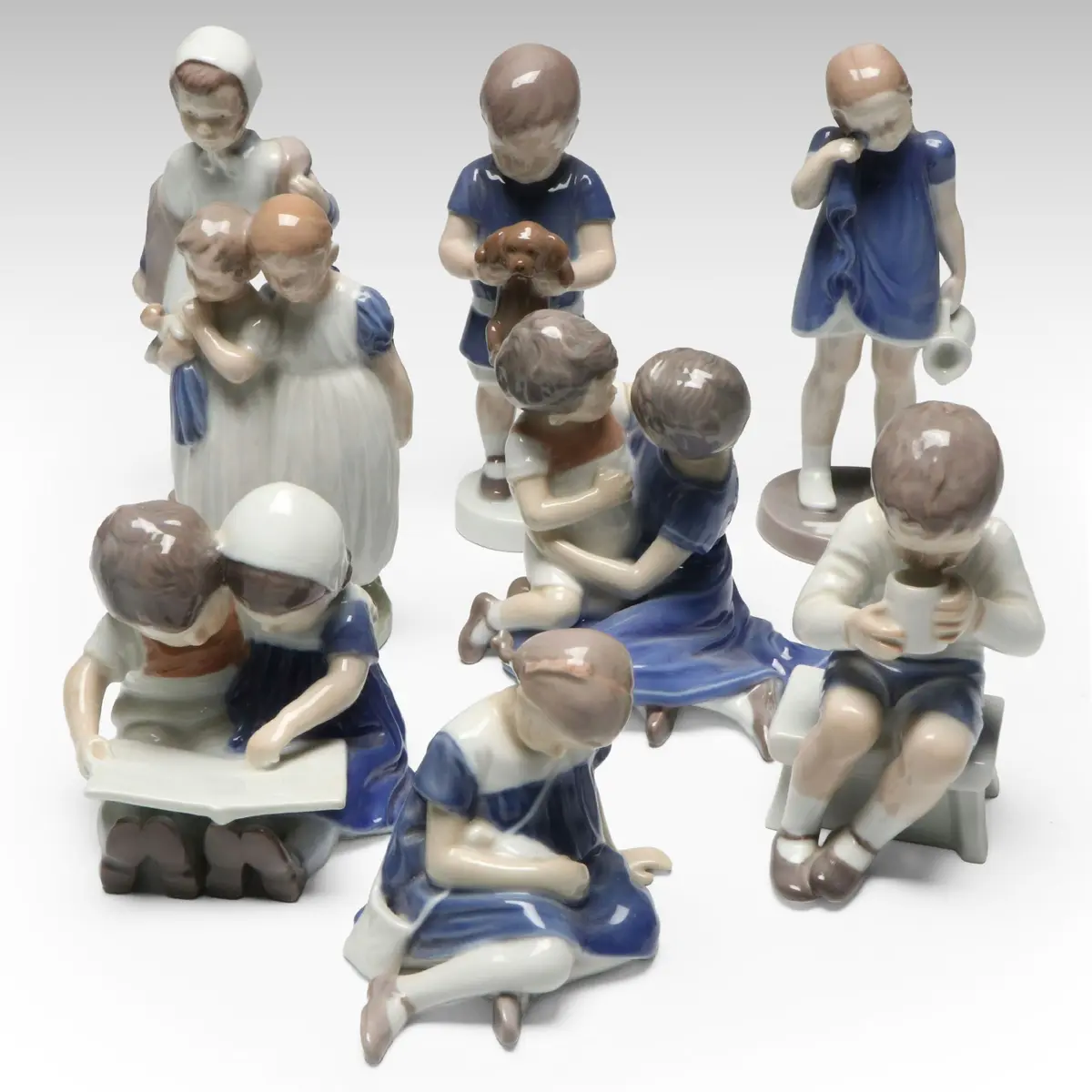 Bing & Grøndahl Porcelain Figurines, Mid to Late 20th Century