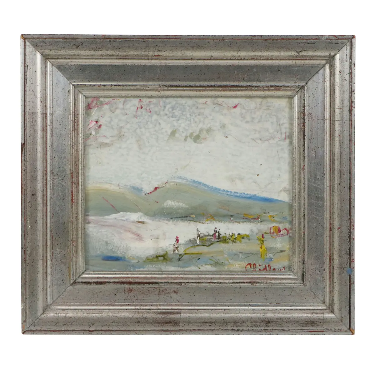 Paul Chidlaw Landscape Oil Painting, 1966
