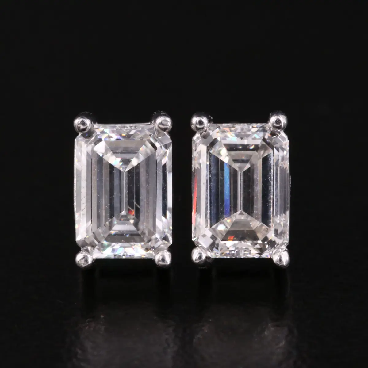 14K 2.10 CTW Lab Grown Diamond Earrings