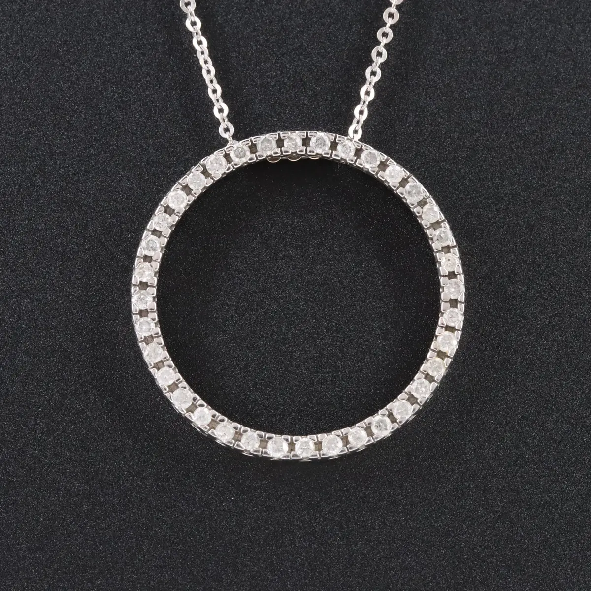 10K 0.46 CTW Diamond Pendant on 14K Chain