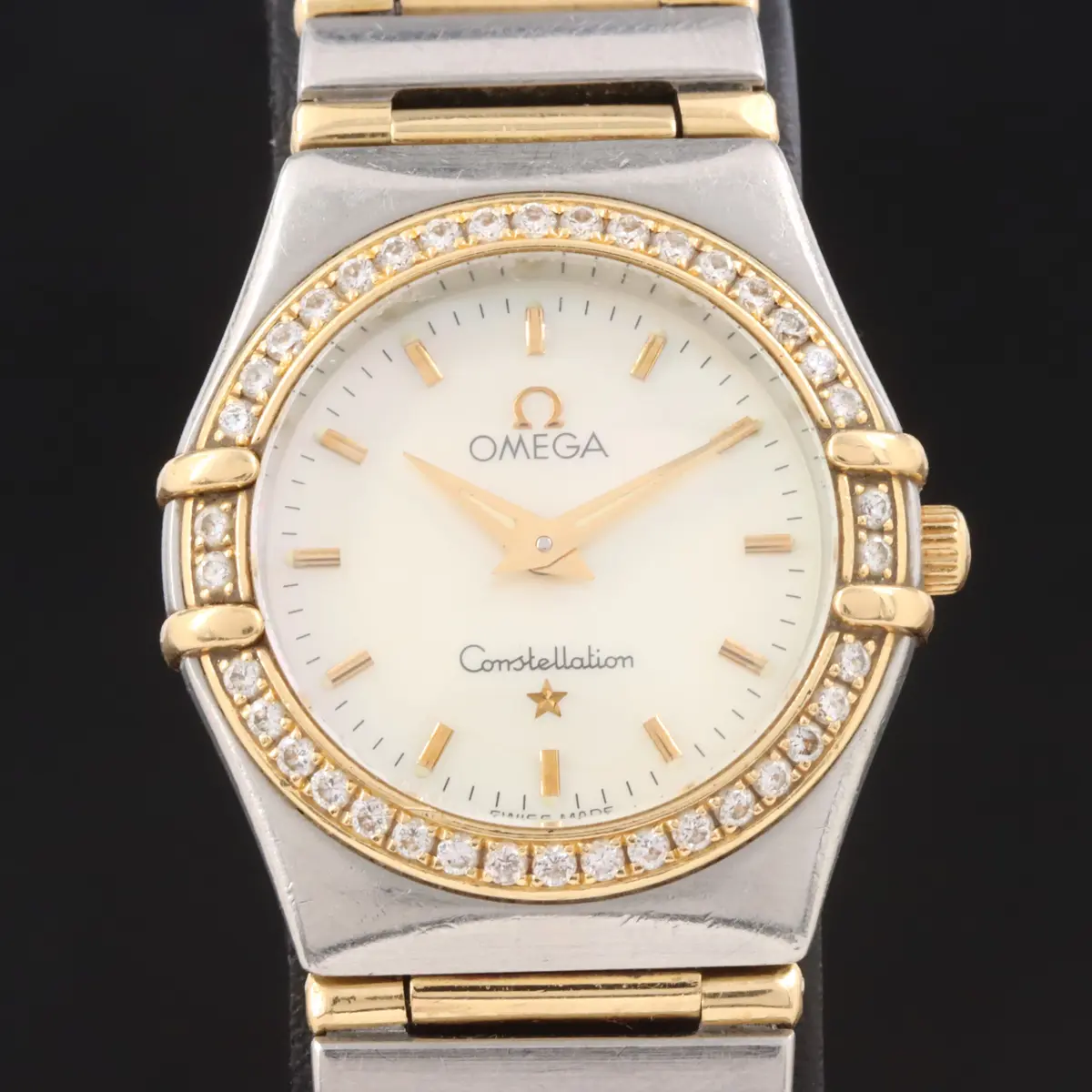 1993 Omega Constellation 18K and Stainless Steel Diamond Watch