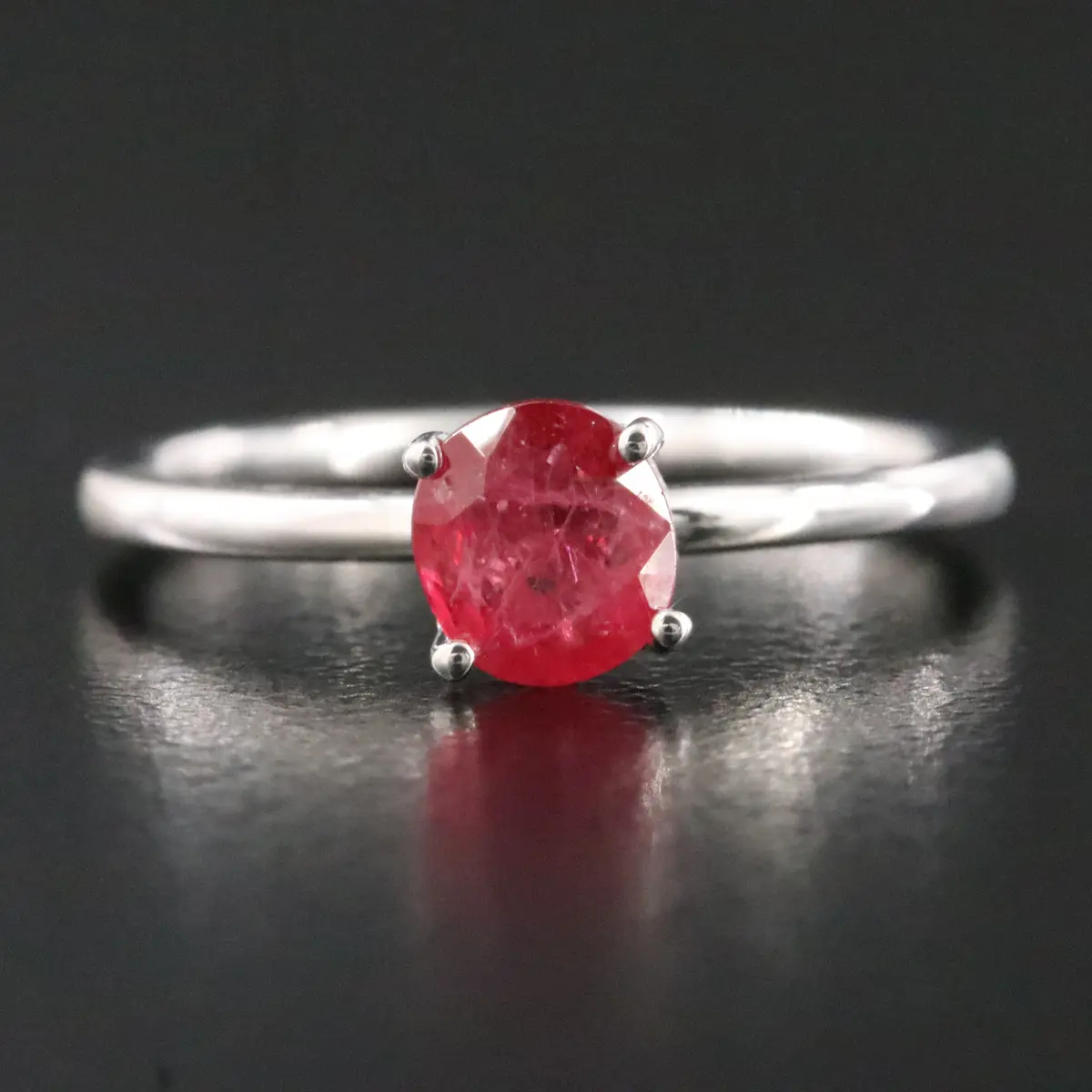 18K Ruby and Diamond Ring