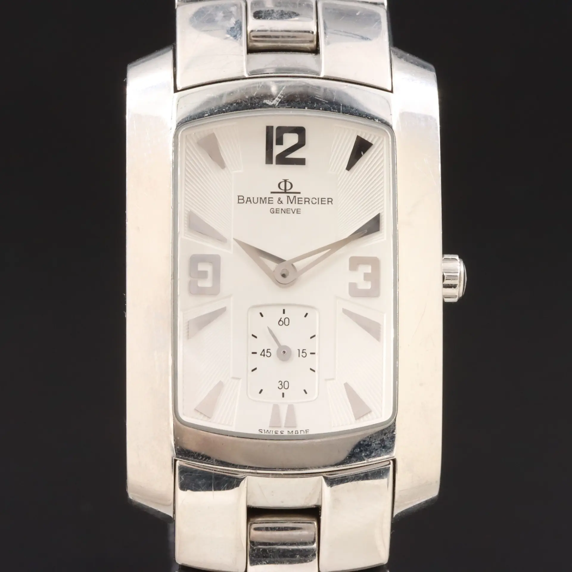 Baume & Mercier Hampton Milleis Stainless Steel Swiss Quartz Dress Watch