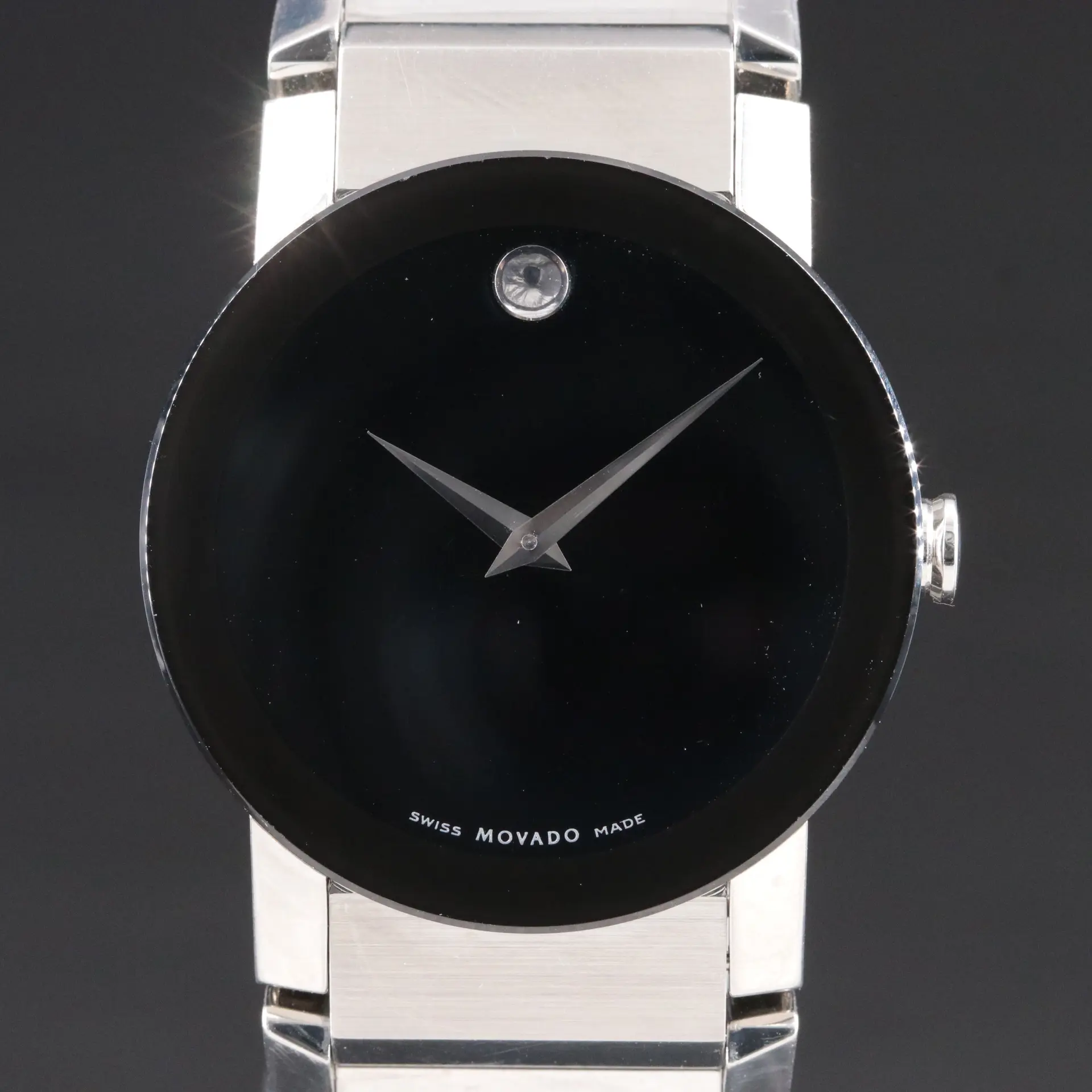 Movado Classic Museum Corporate Exclusive Stainless Steel Swiss Quartz Watch