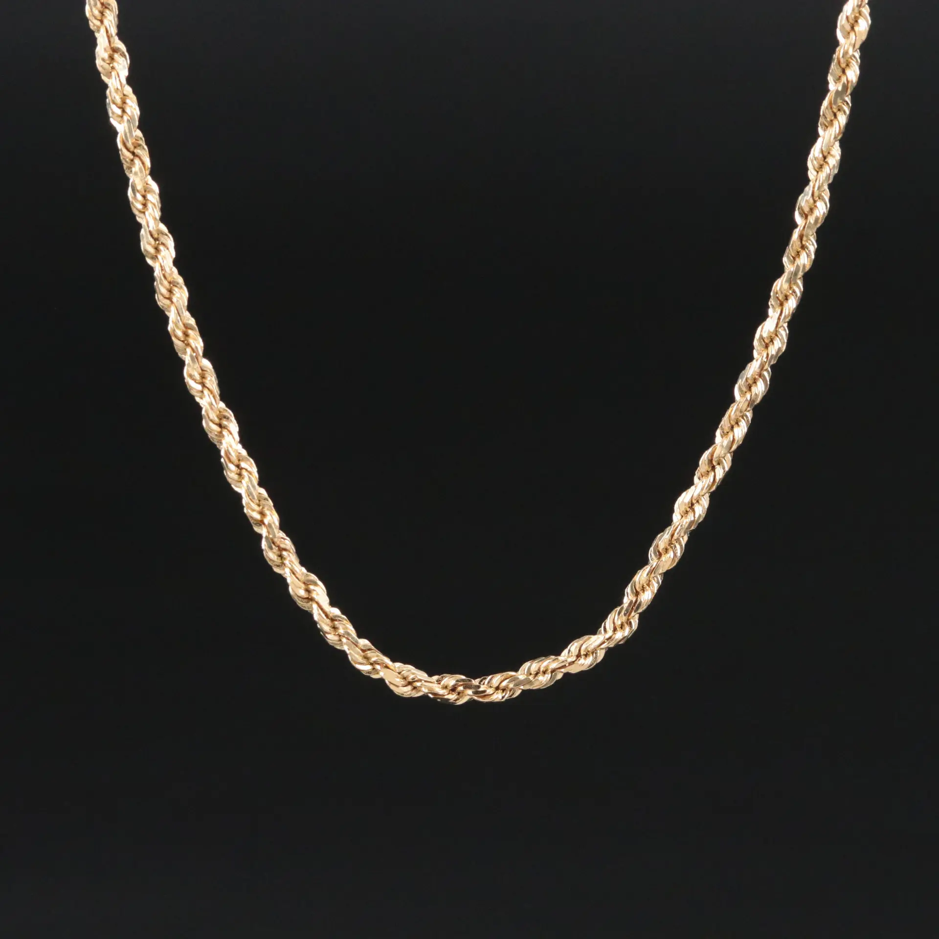Michael Anthony 14K Braided Rope Chain Necklace