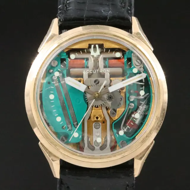 Bulova Accutron Spaceview Conversion Tuning Fork Vintage Watch