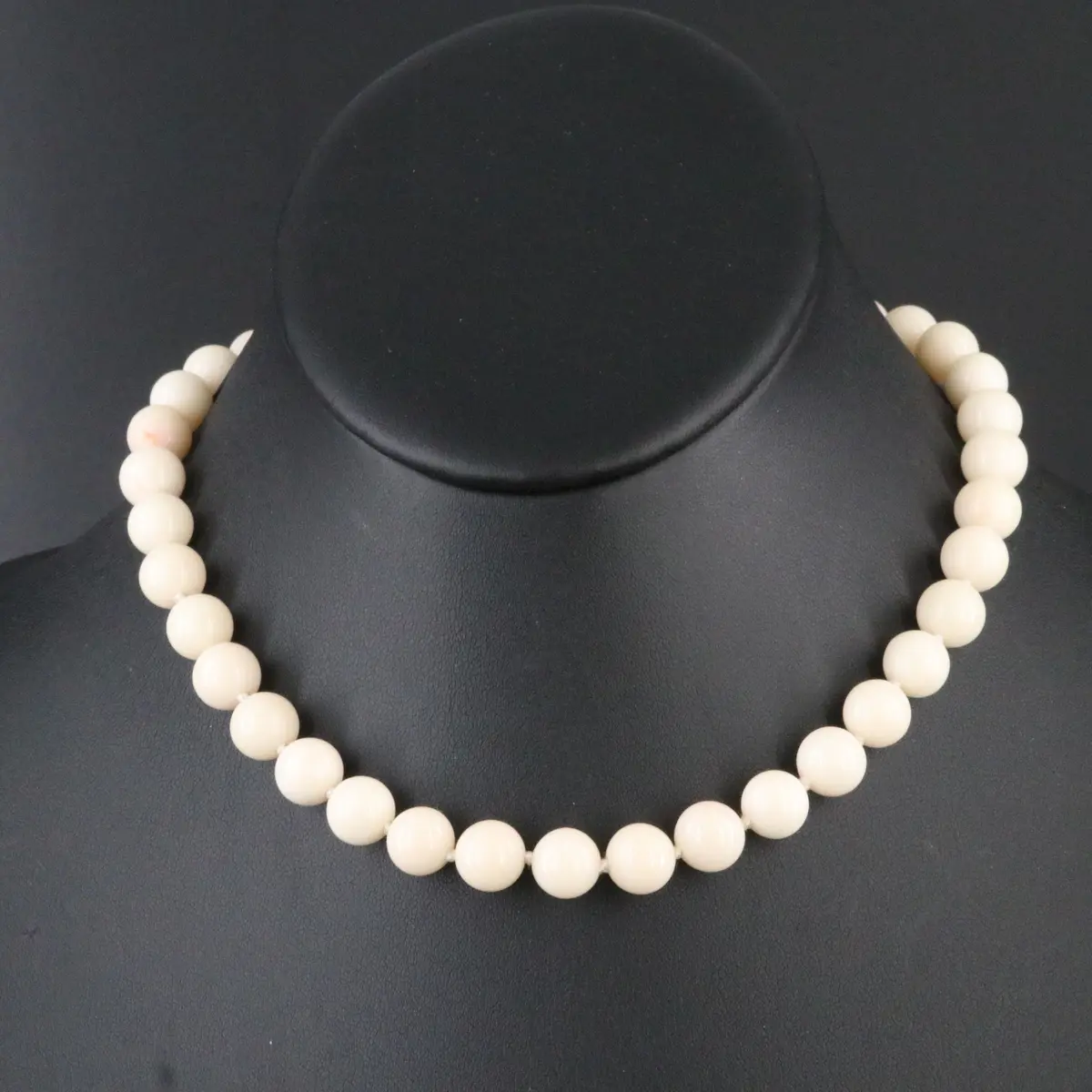 14K Coral Bead Necklace
