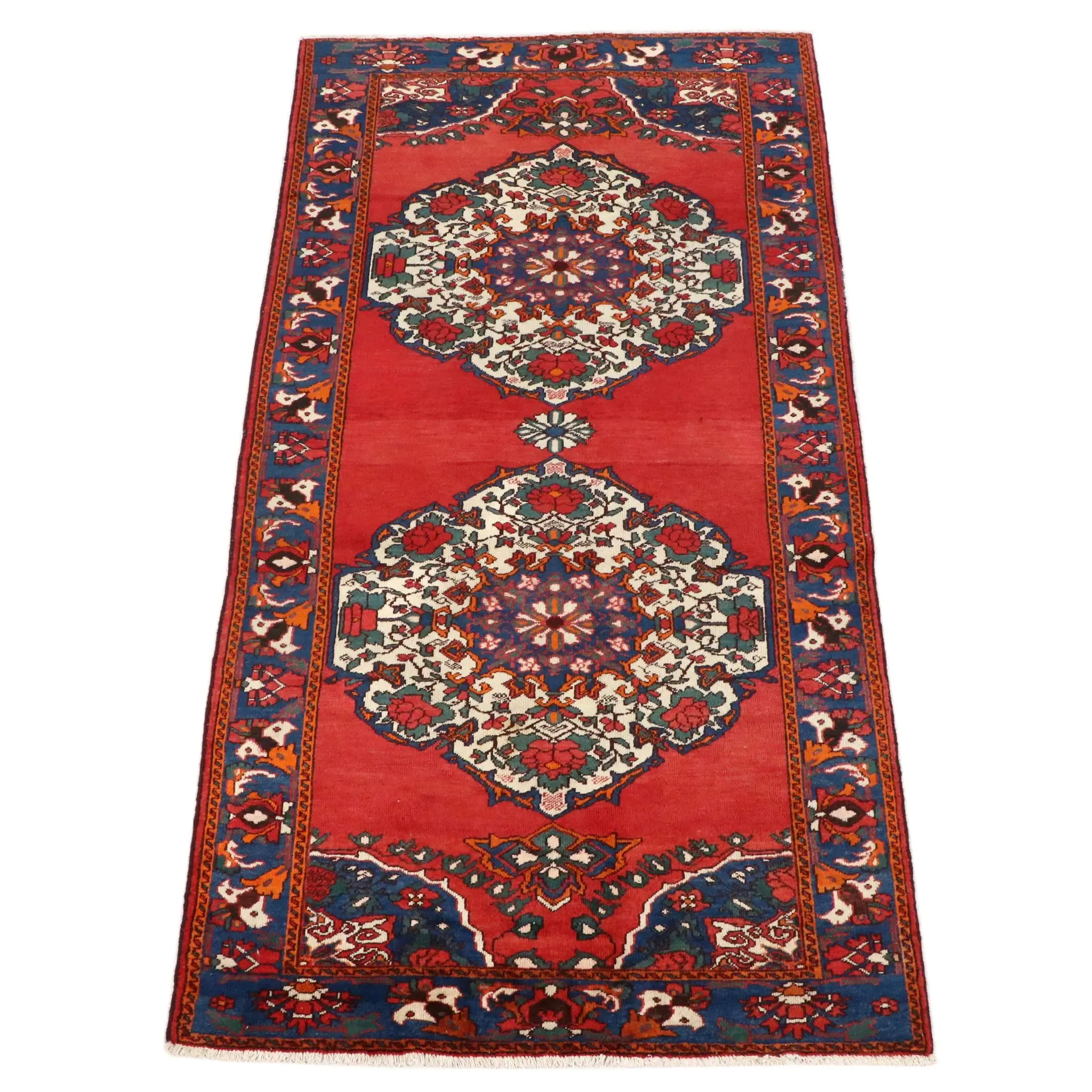 5'5 x 10'6 Hand-Knotted Persian Bijar Long Rug
