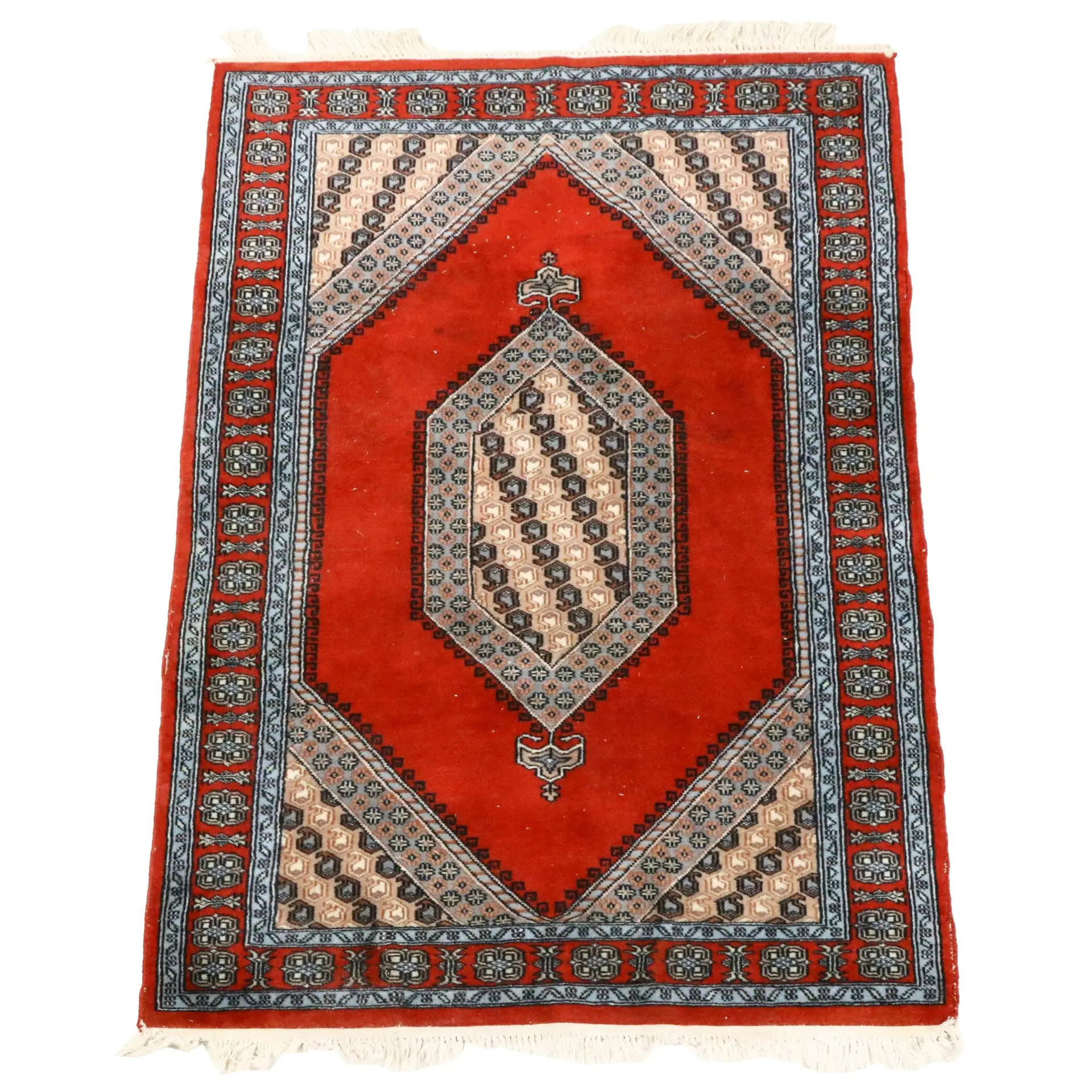 3'2 x 5'9 Hand-Knotted Persian Bijar Area Rug