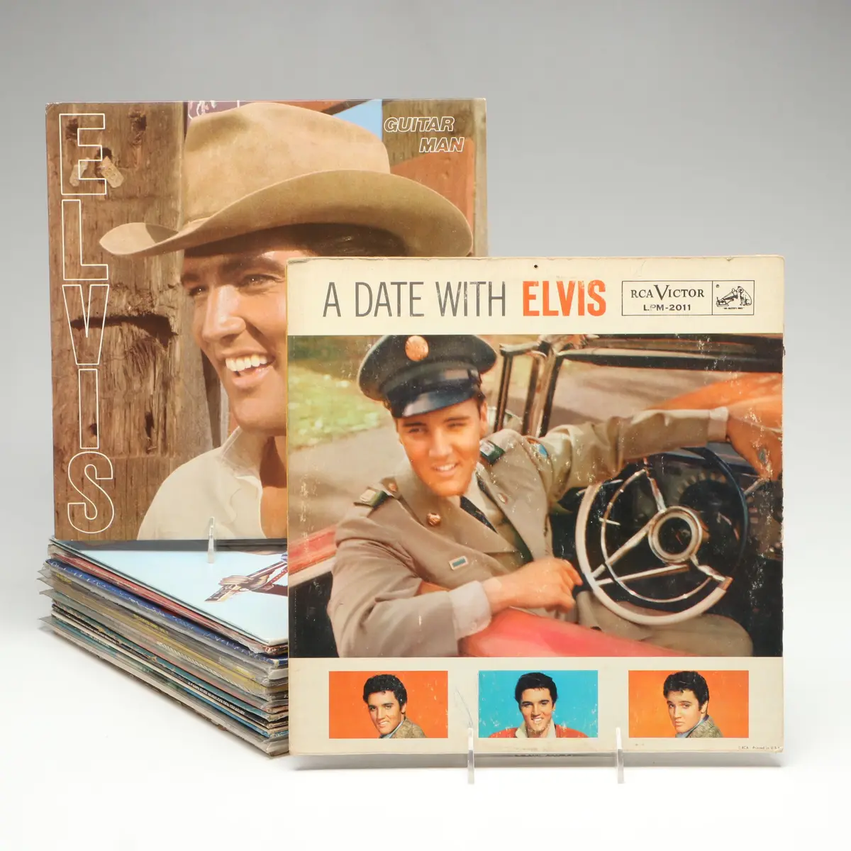 Elvis Presley "A Date With Elvis", "Guitar Man", "Rockin' Rebel" & More Records