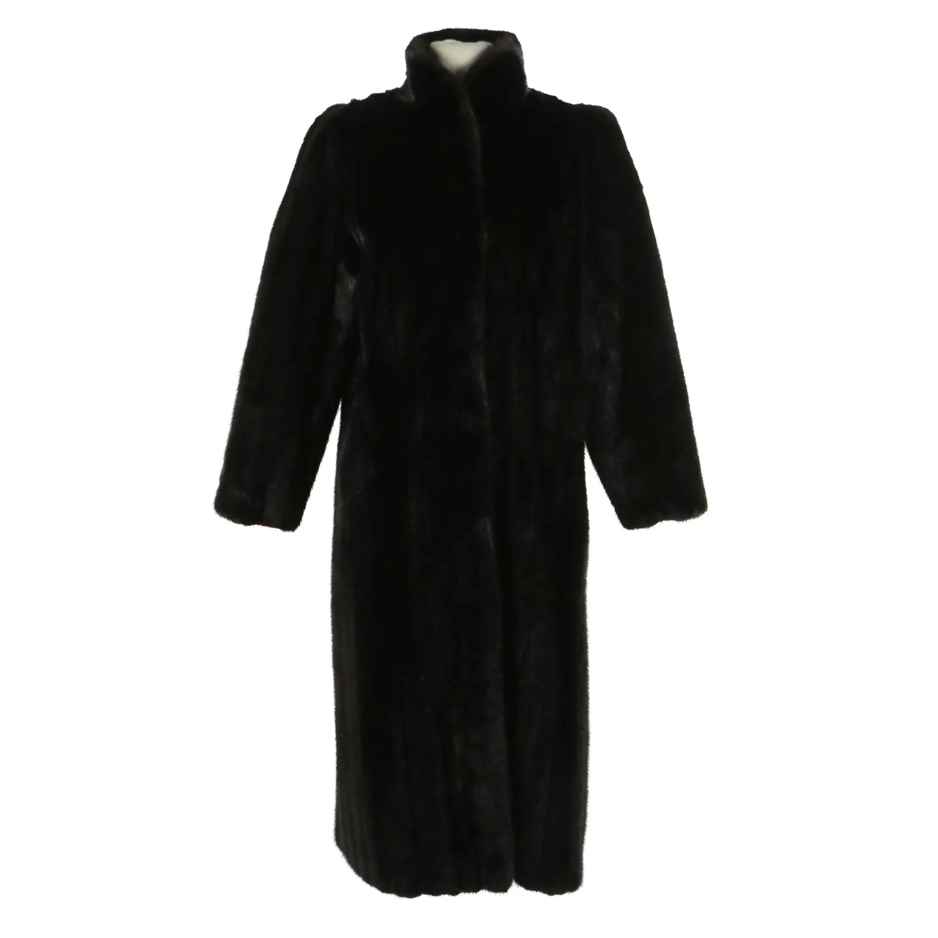 Dark Mink Fur Mid-Length Coat from Bill Blass Furs, Vintage