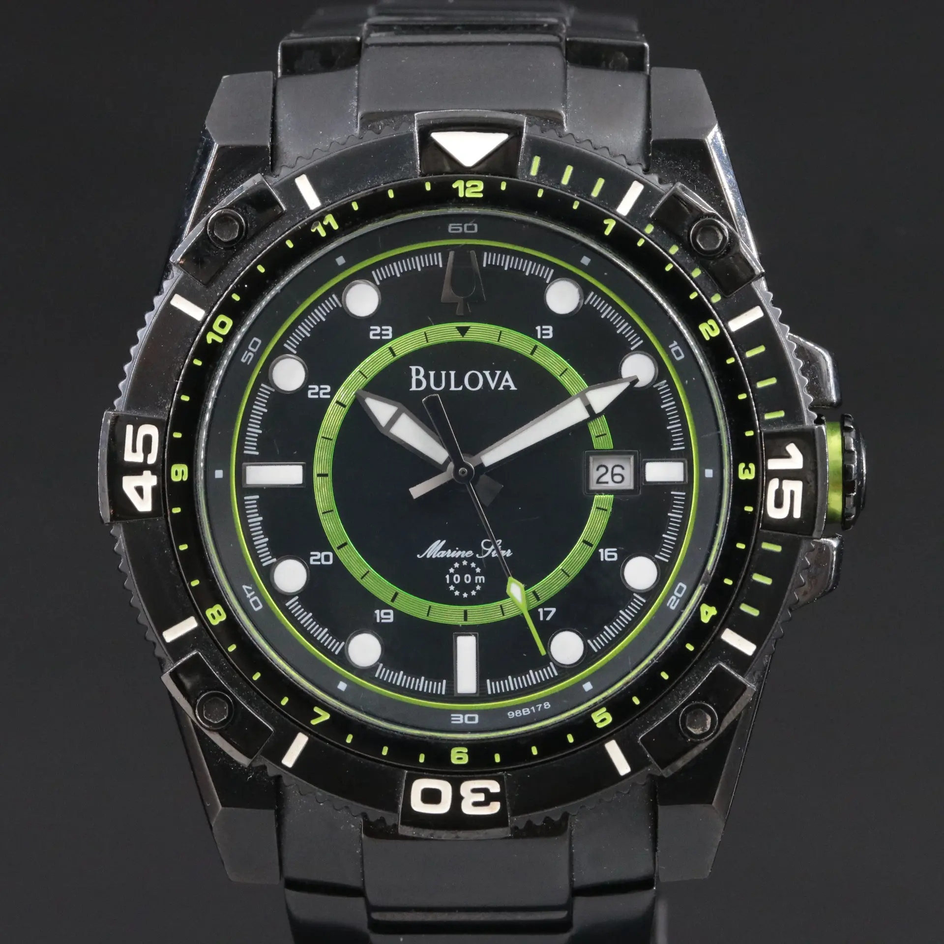 Bulova Marine Star Ion Plated Quartz Watch