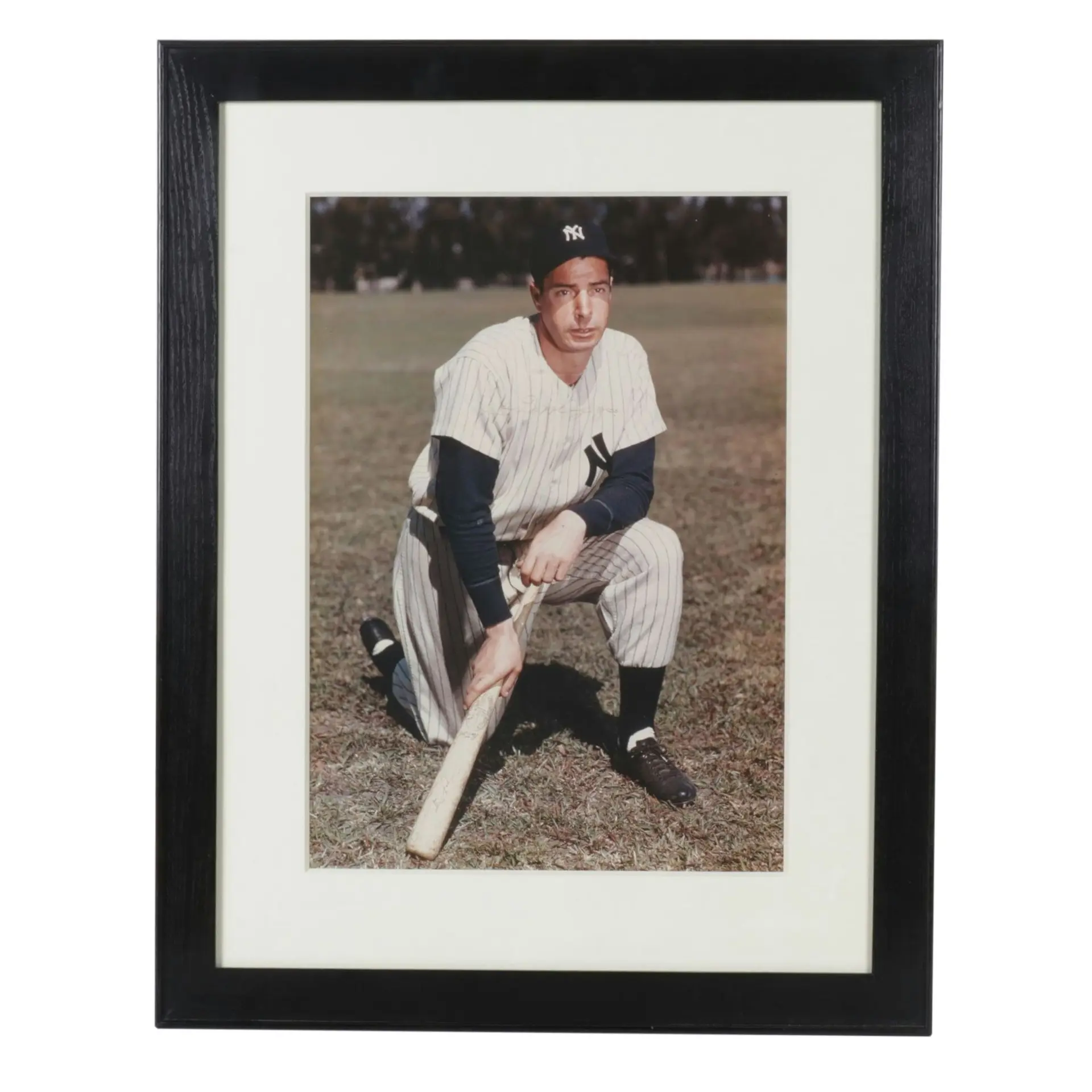 Framed Joe DiMaggio Signed Photograph