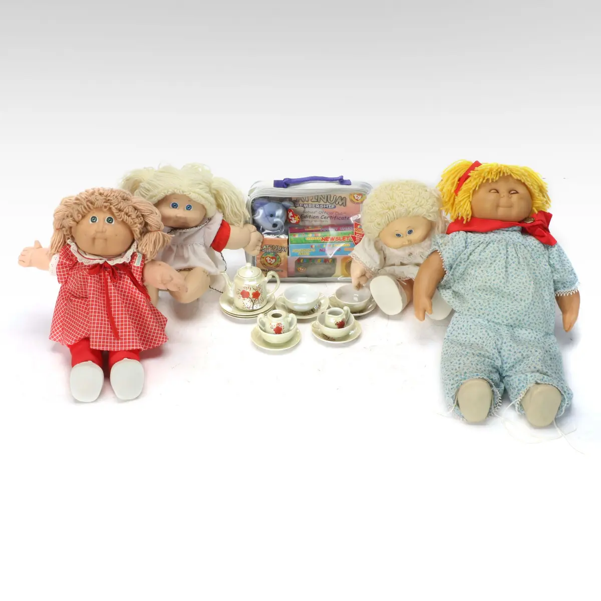 Beanie Babies Club Collectibles, Cabbage Patch Kids and Children's Tea Set