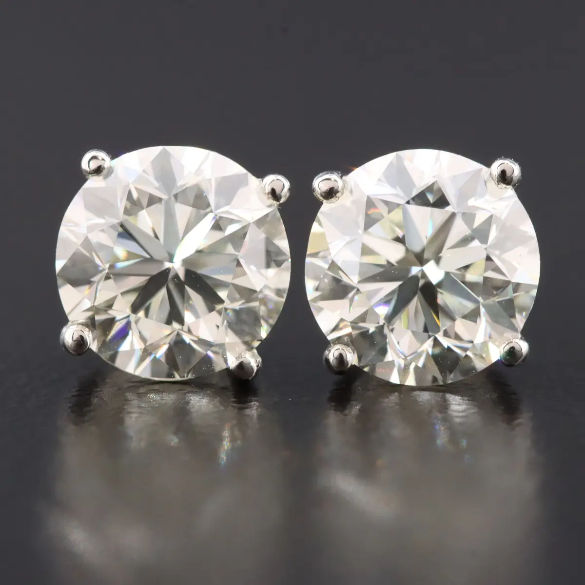 Platinum 3.00 CTW Diamond Earrings