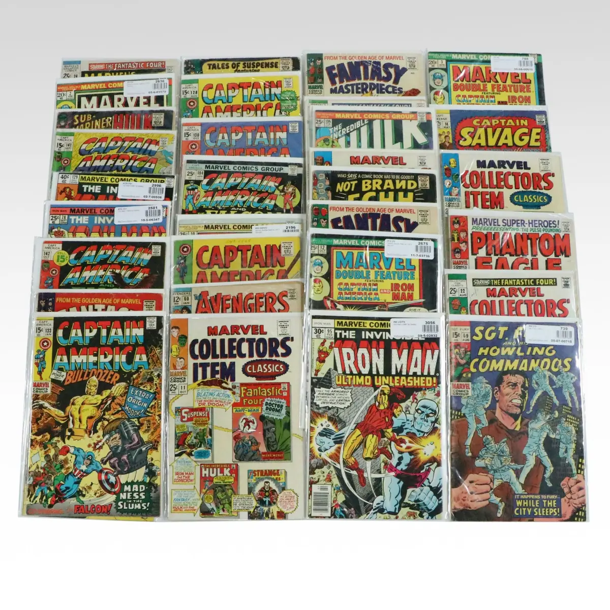 Silver-Bronze Age Marvel Comic Books with “Iron Man," "Captain America," & More
