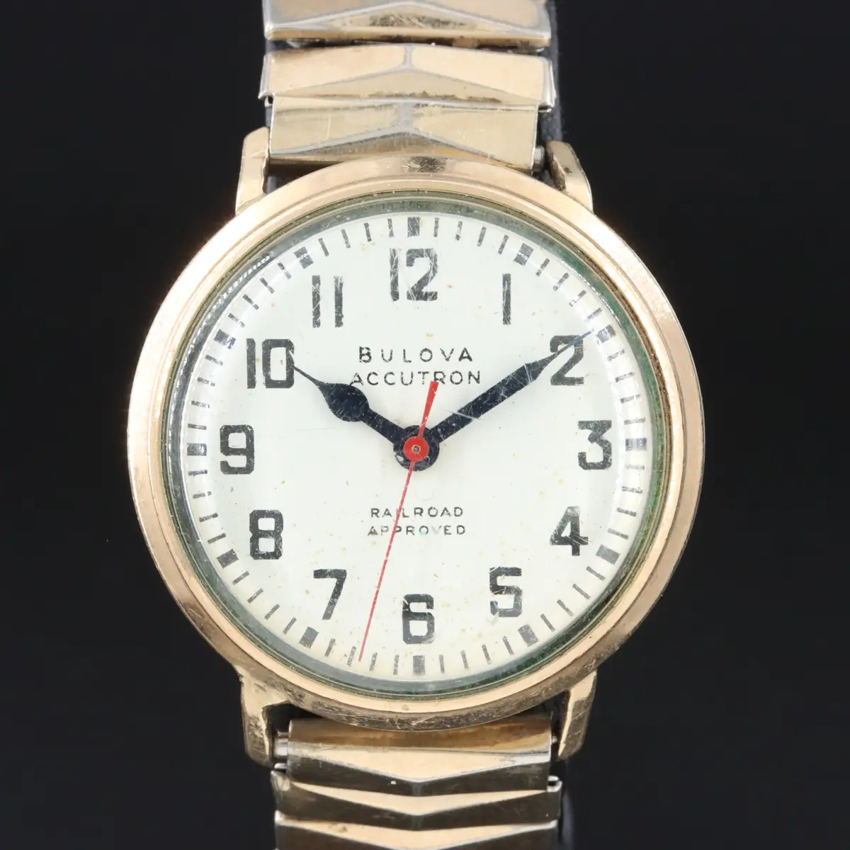 Bulova Accutron Railroad Approved Gold-Filled Watch