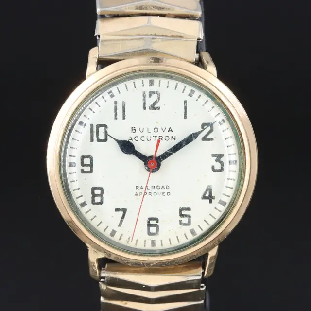 Bulova Accutron Railroad Approved Gold-Filled Watch