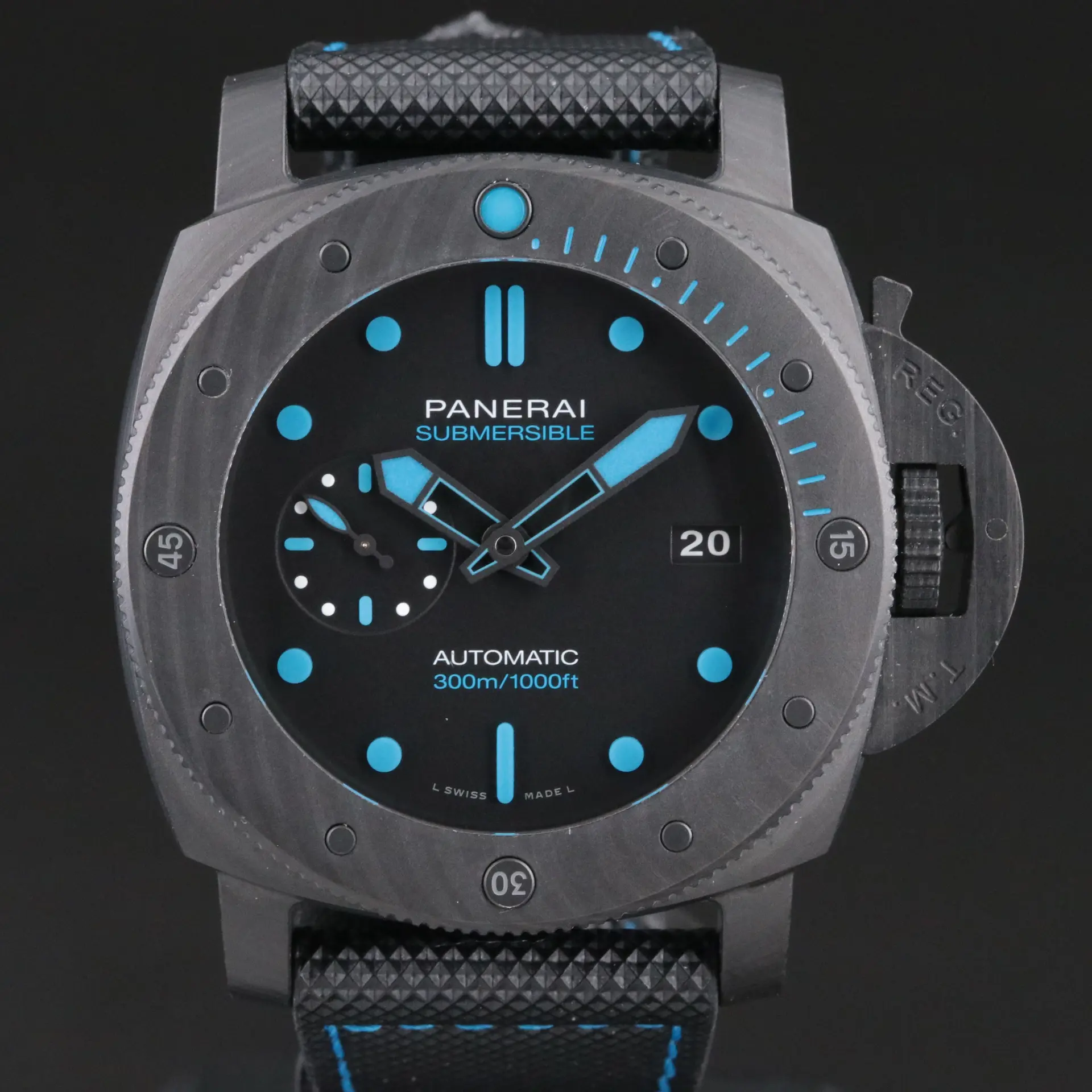Panerai Submersible Carbotech Automatic Watch PAM01616
