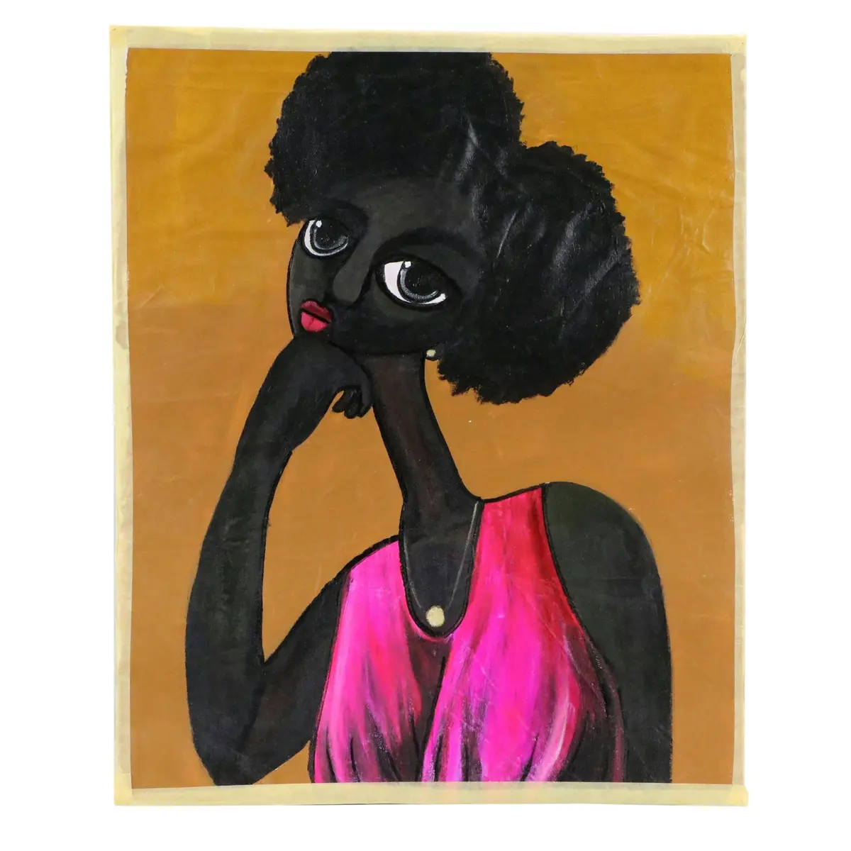 Oluwakemi Omowaire Acrylic Painting "Michelle," 2026