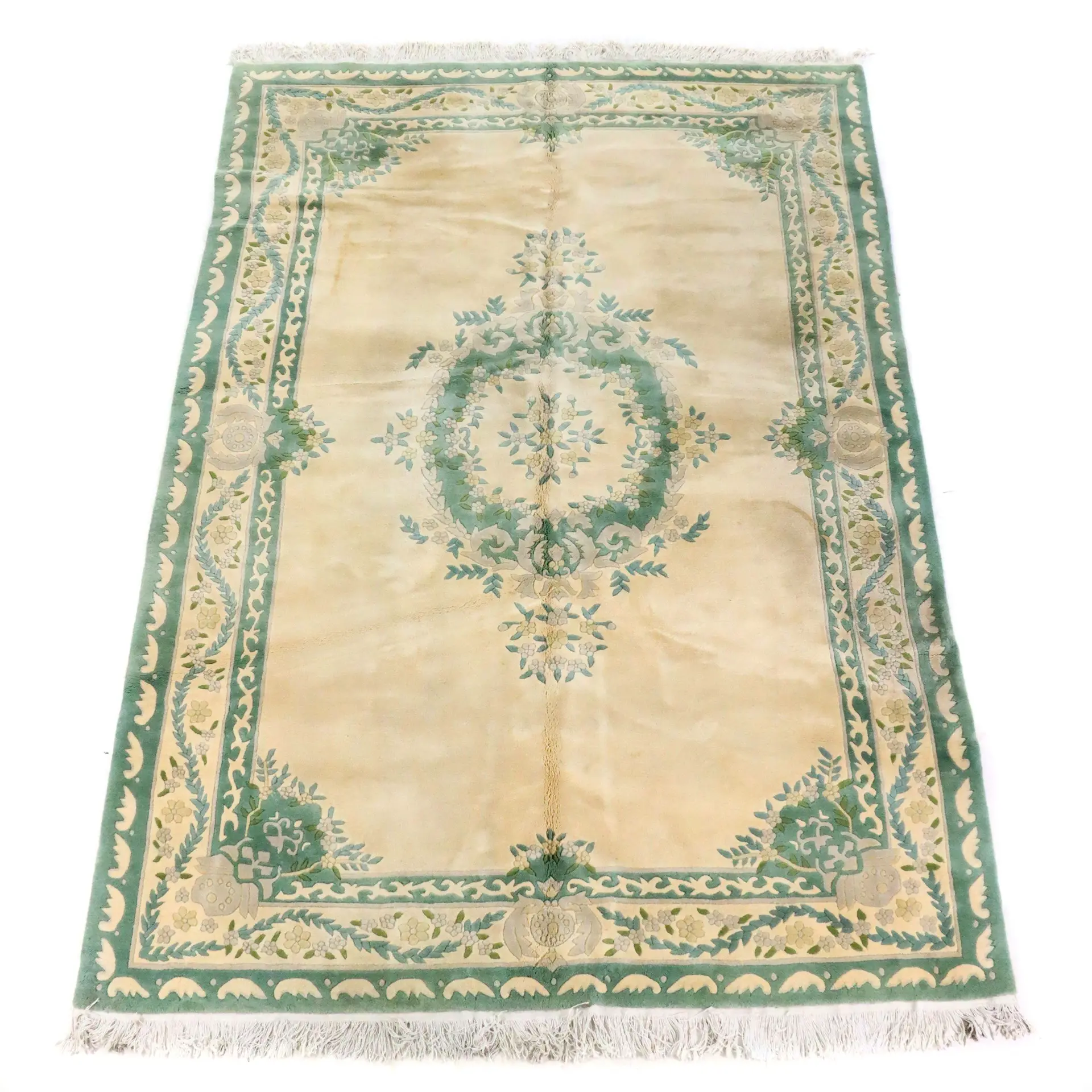 9'9 x 15'1 Hand-Knotted Chinese Peking Style Room-Sized Rug