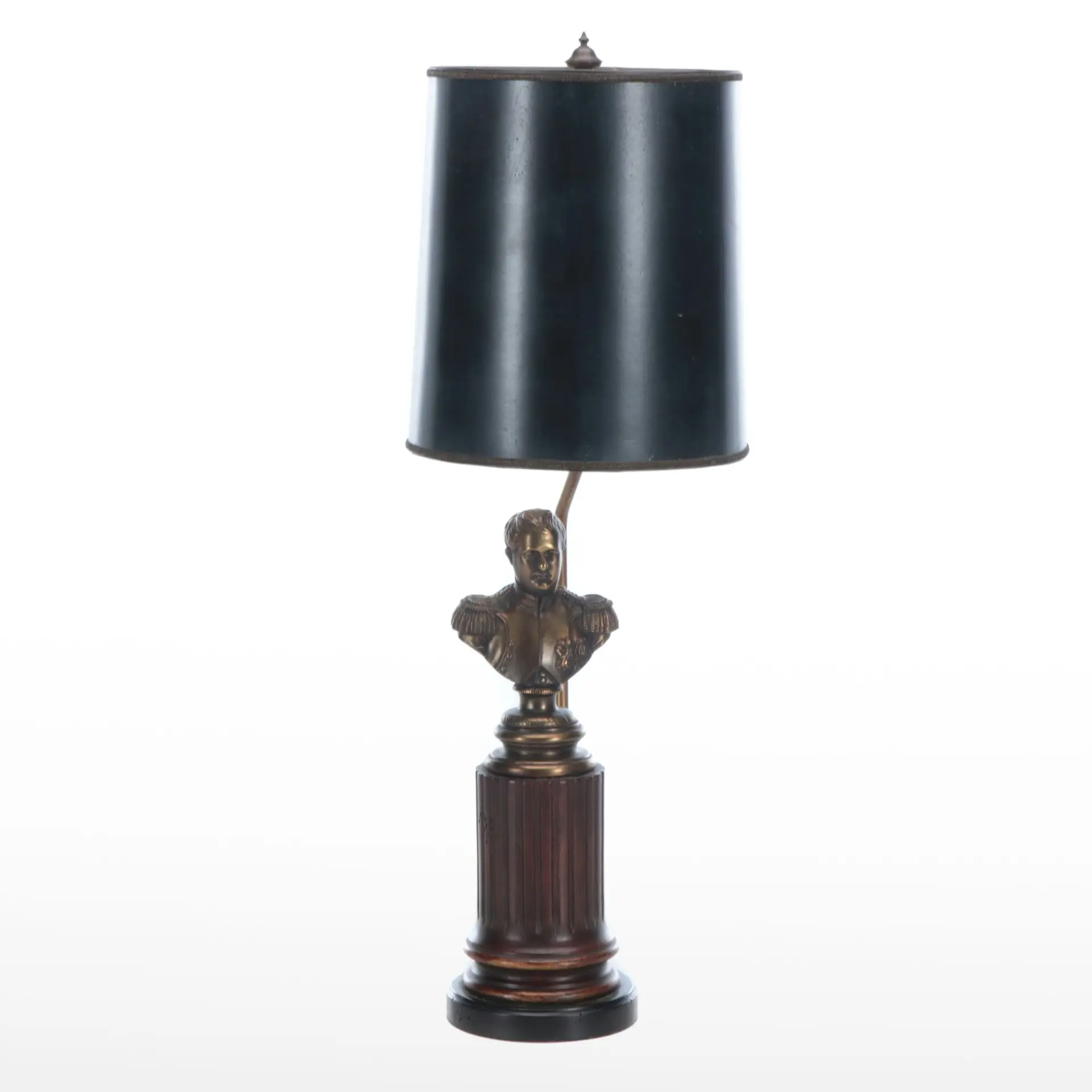 Frederick Cooper Bronze Finish Napoleon Bust Table Lamp, Mid to Late 20th C.