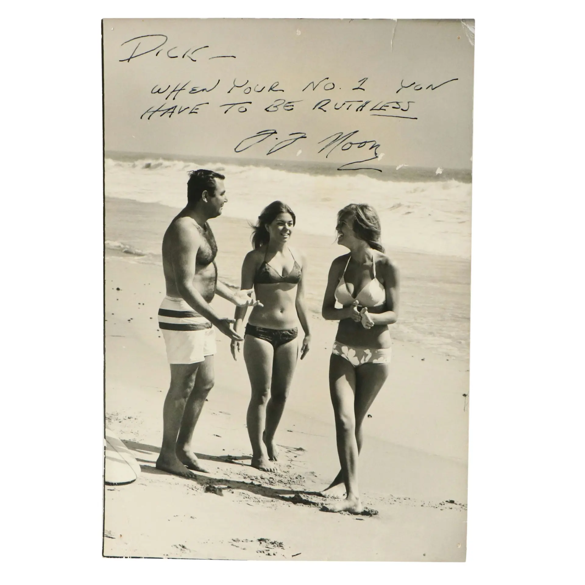 Signed Allan Grant for "LIFE" Silver Gelatin Photograph of J.J. Moon, 1966