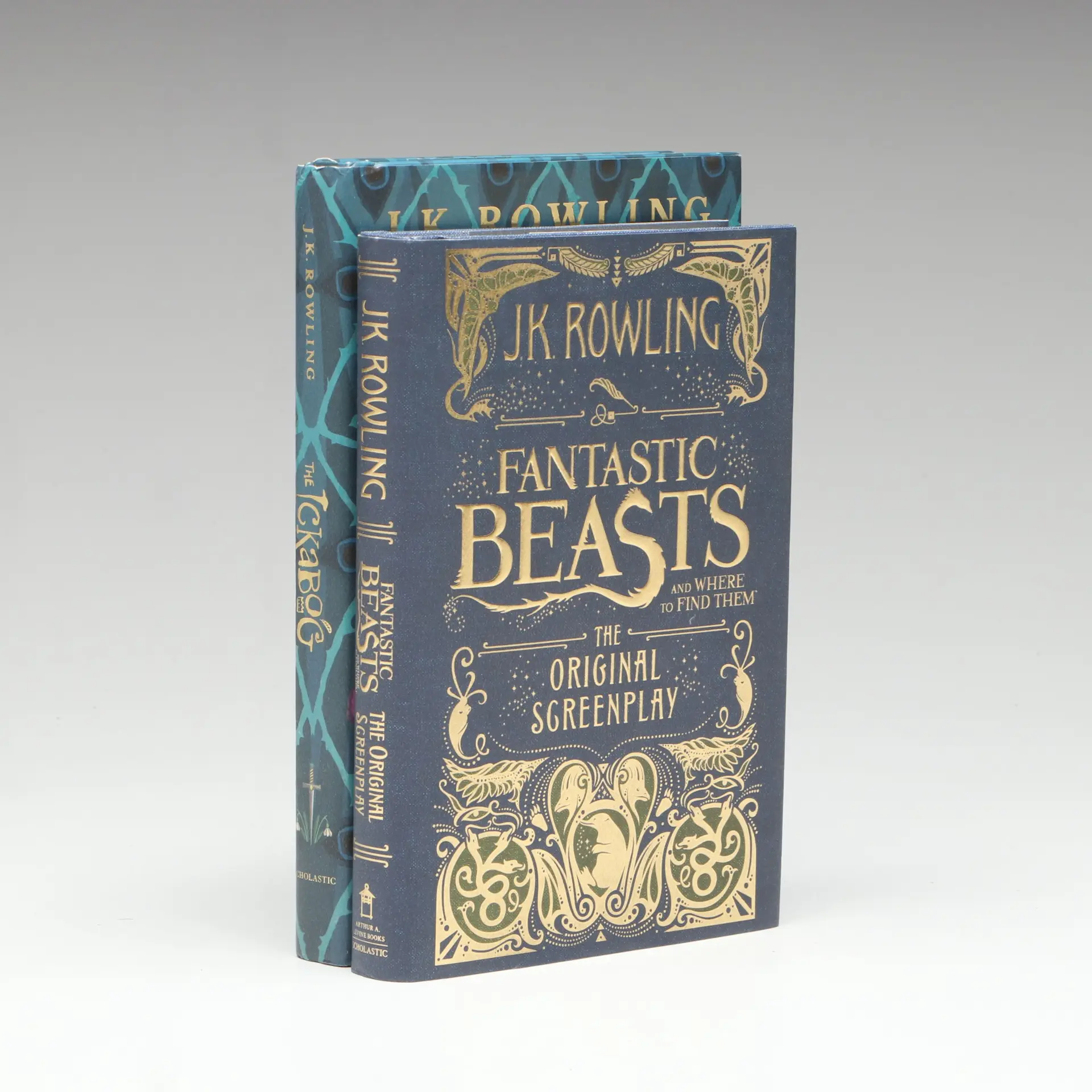First Printing "Fantastic Beasts" Screenplay Book and "The Ickabog" by Rowling
