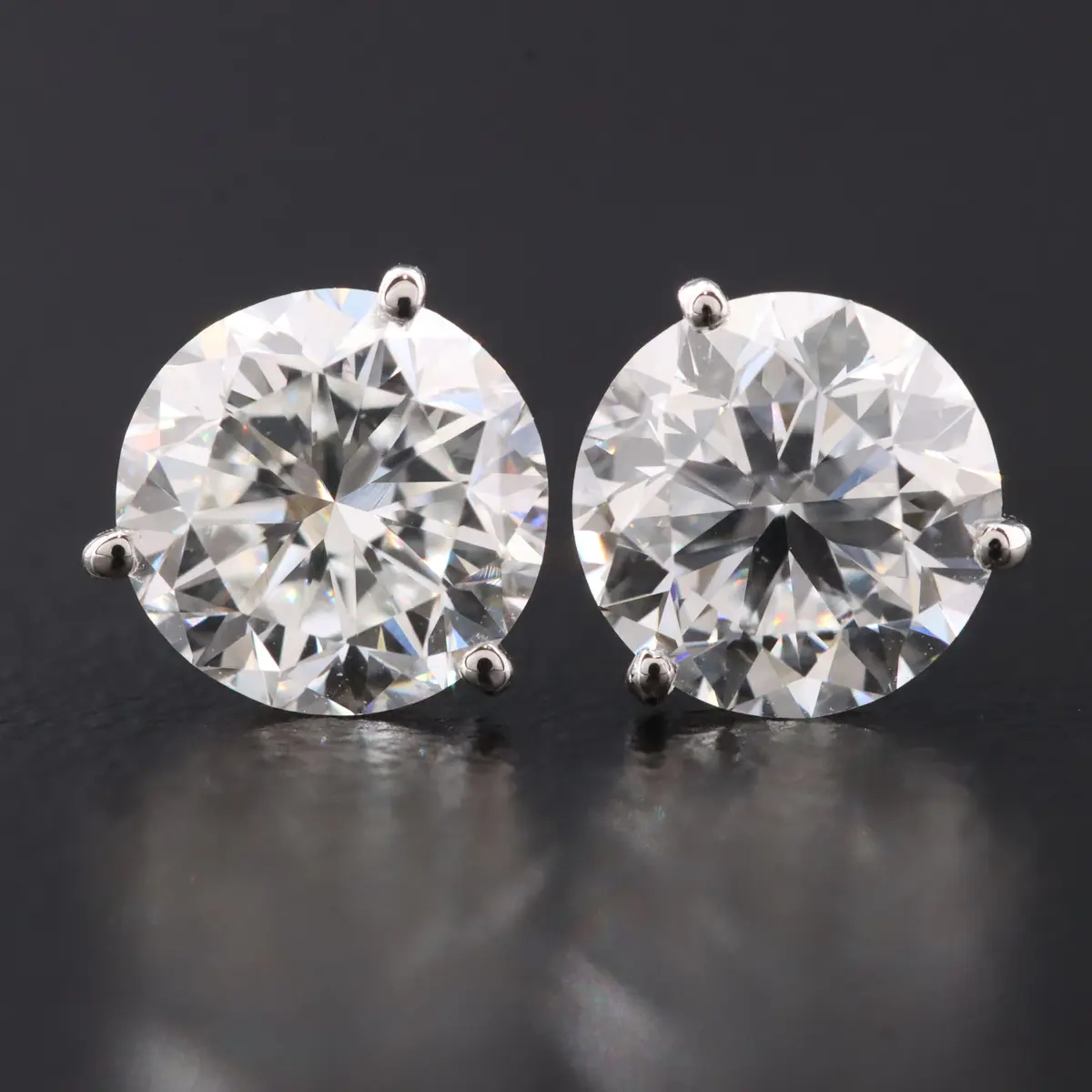 14K 2.04 CTW Lab Grown Diamond Solitaire Earrings